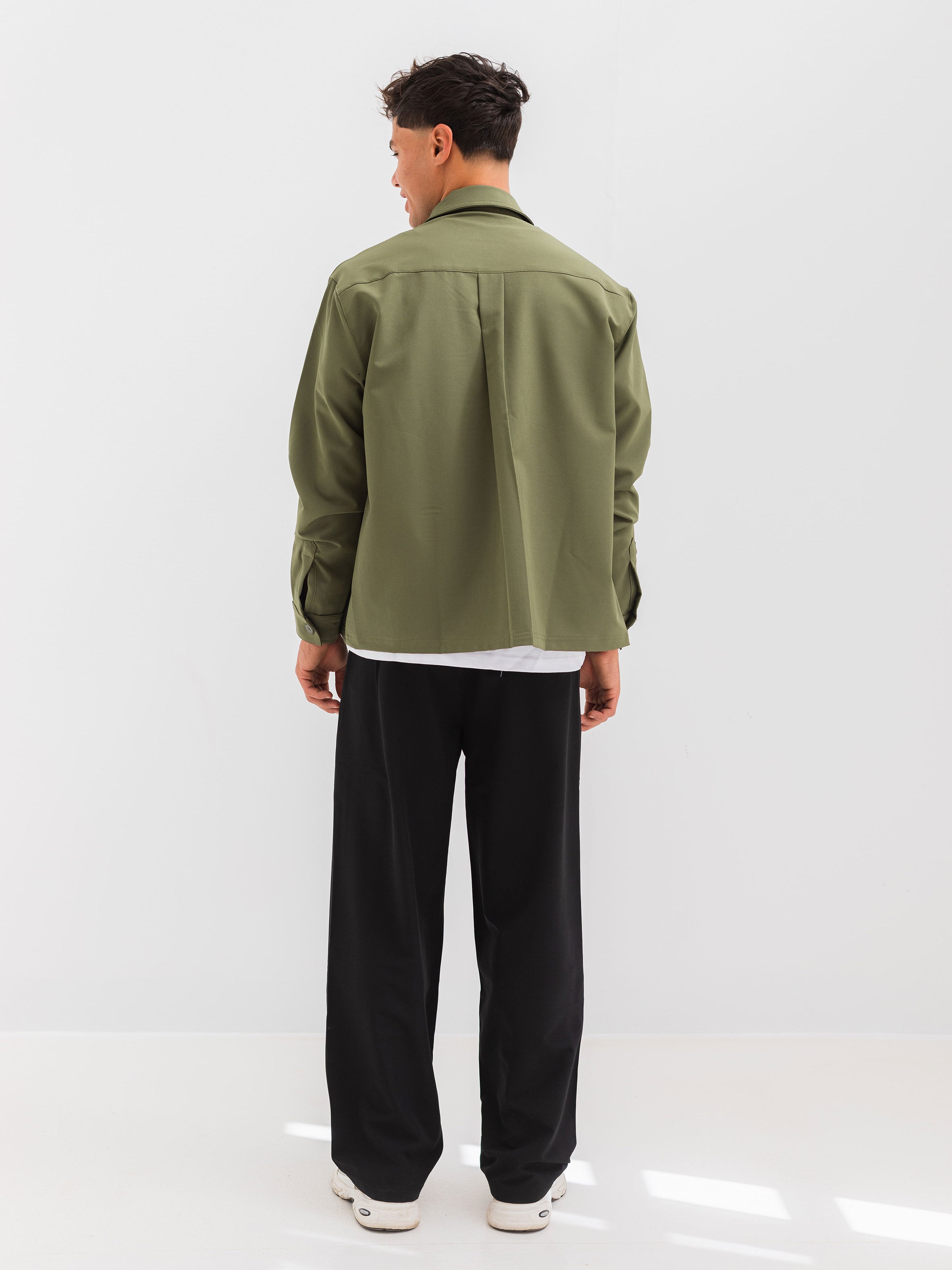 RELAXED OVER SHIRT - OLIVE