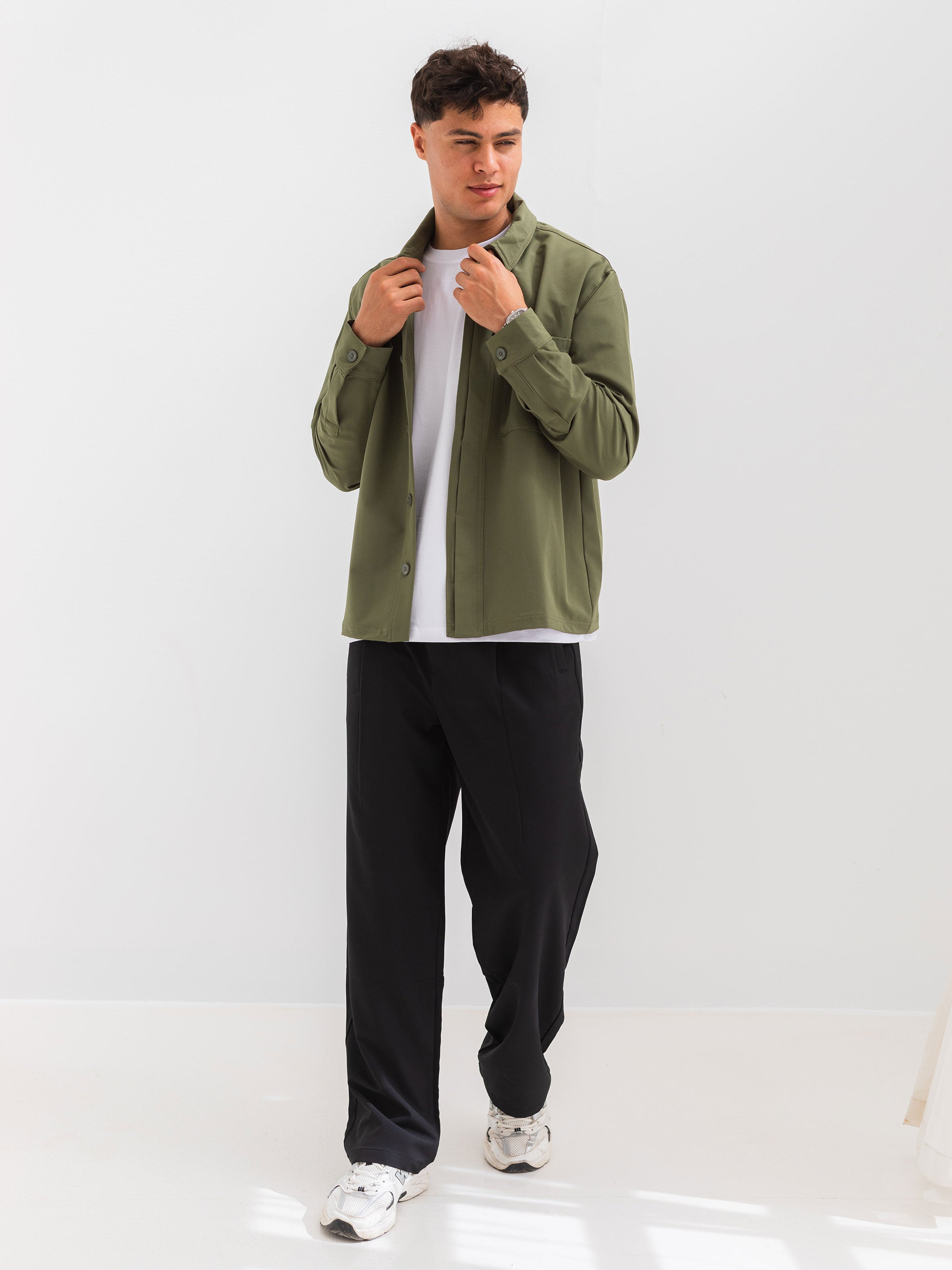 RELAXED OVER SHIRT - OLIVE