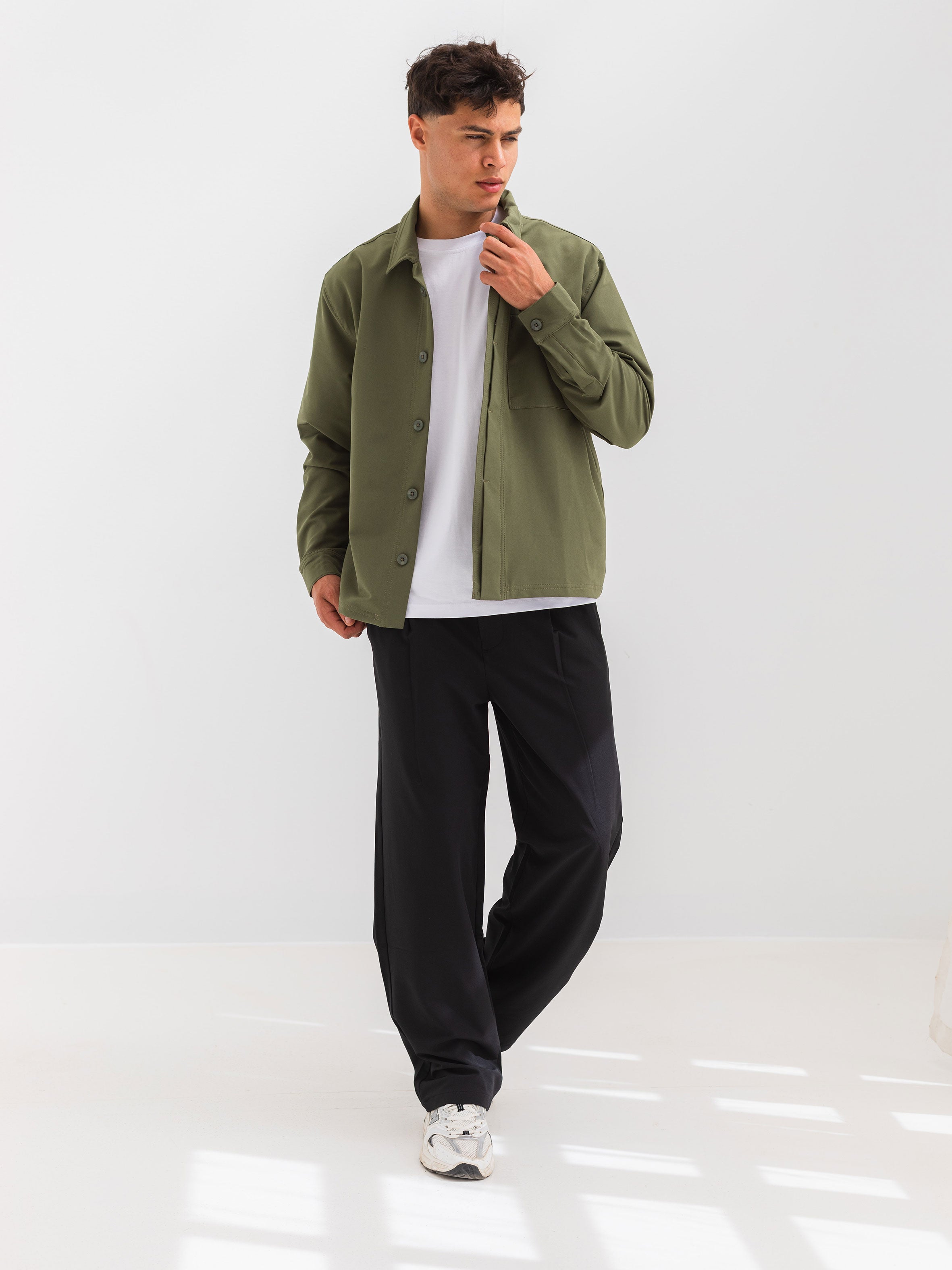 RELAXED OVER SHIRT - OLIVE