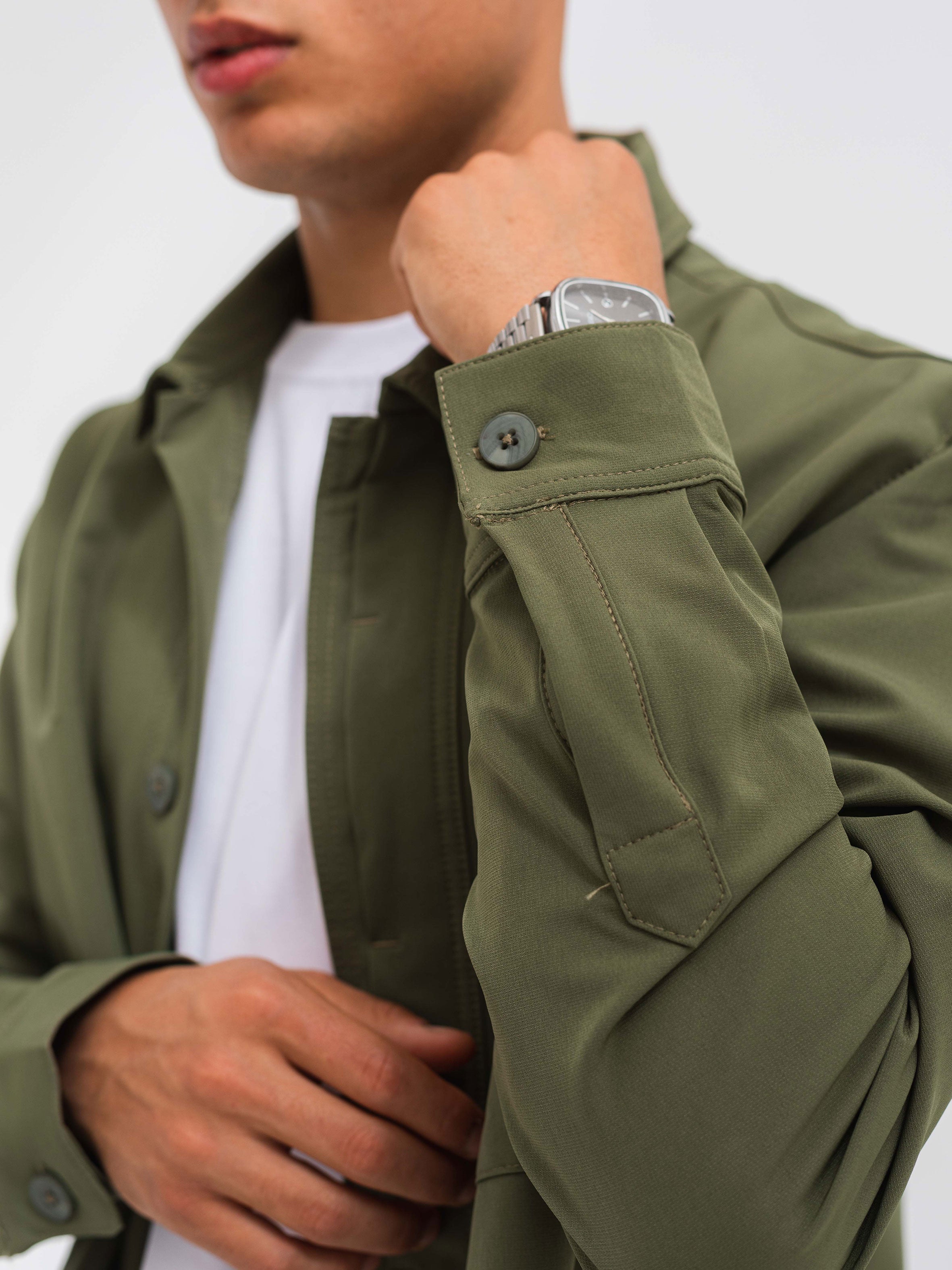 RELAXED OVER SHIRT - OLIVE