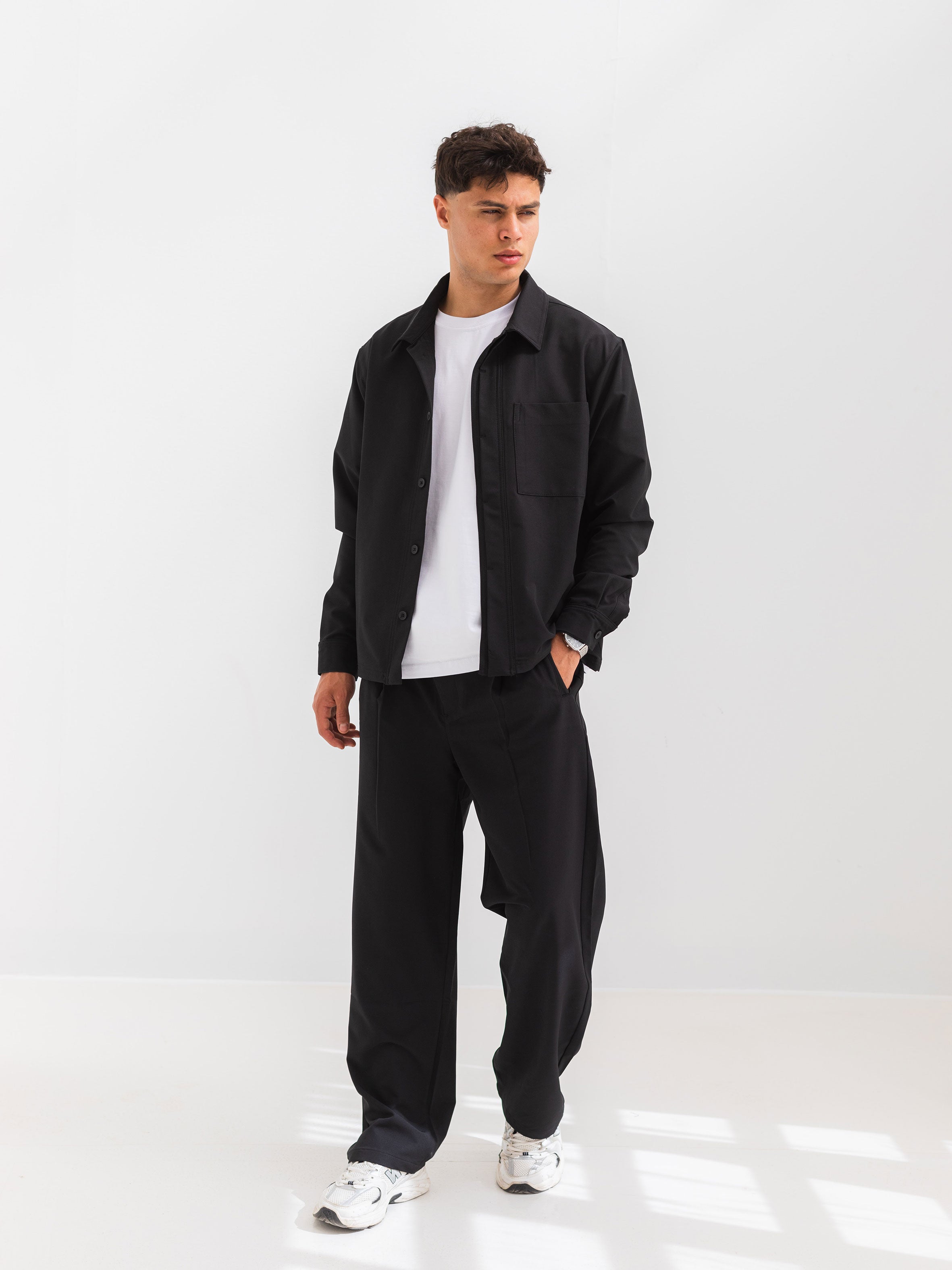 RELAXED OVER SHIRT - BLACK