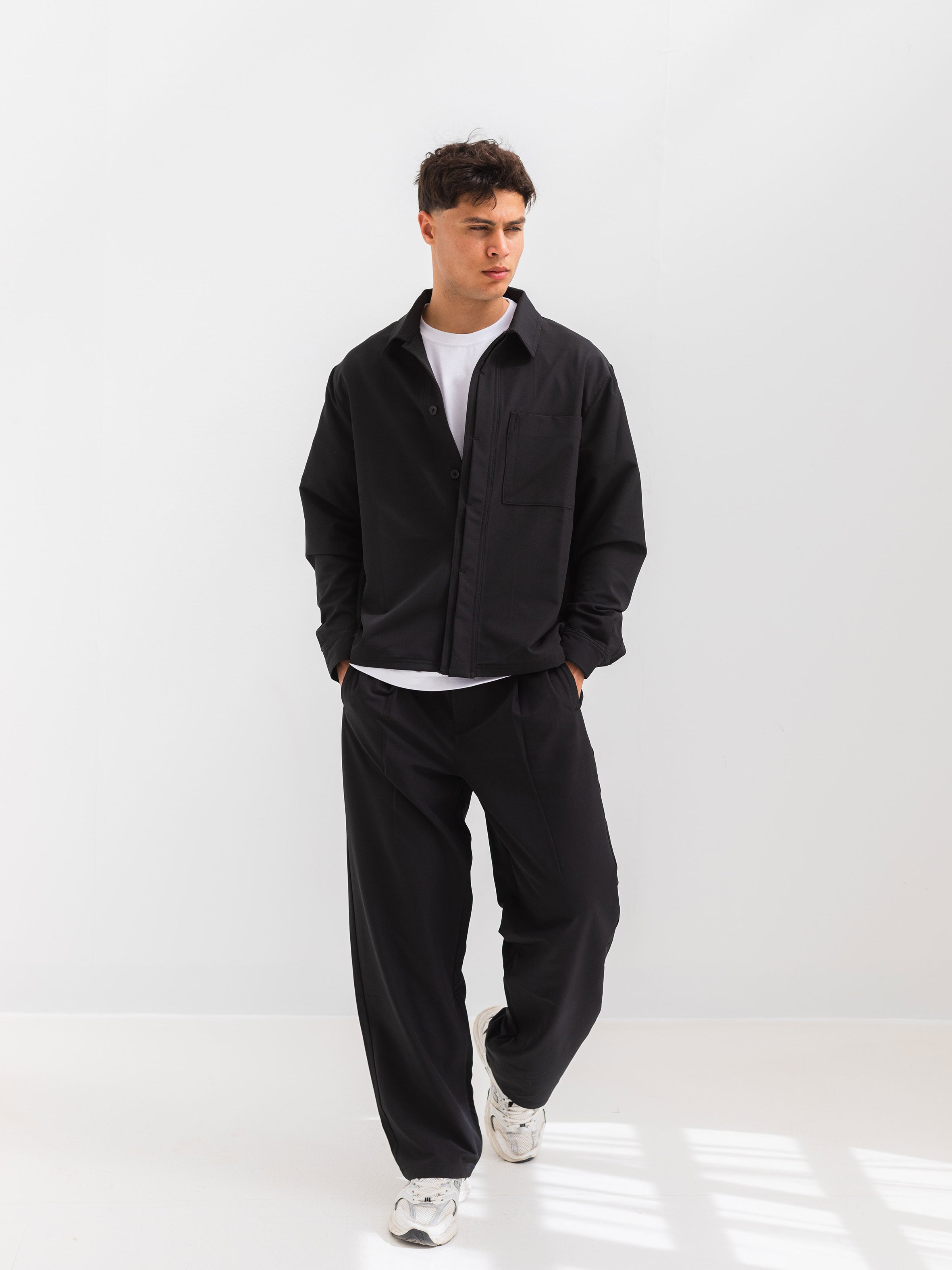 RELAXED OVER SHIRT - BLACK