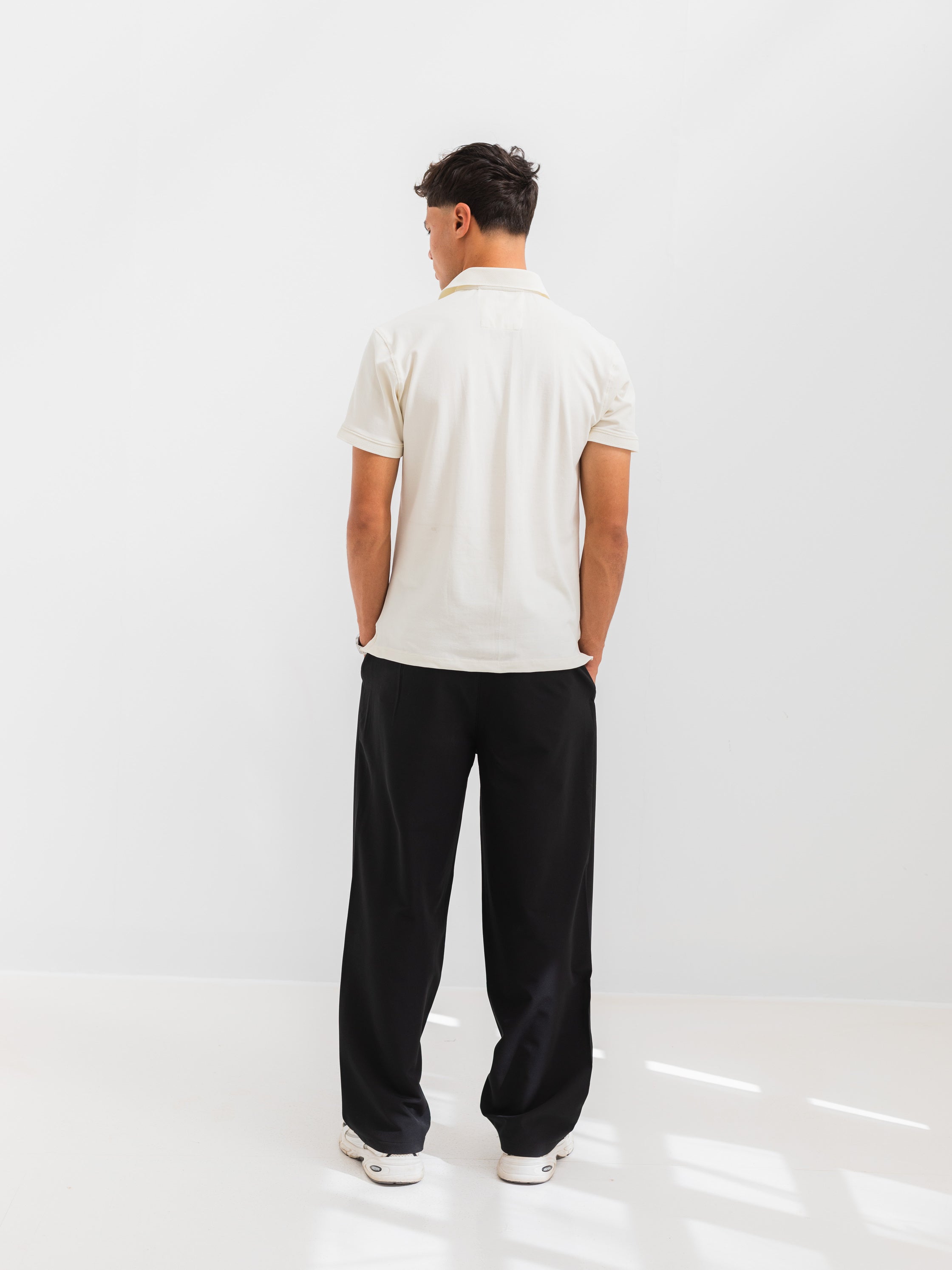 PIQUÉ POLO SHIRT  - Beige