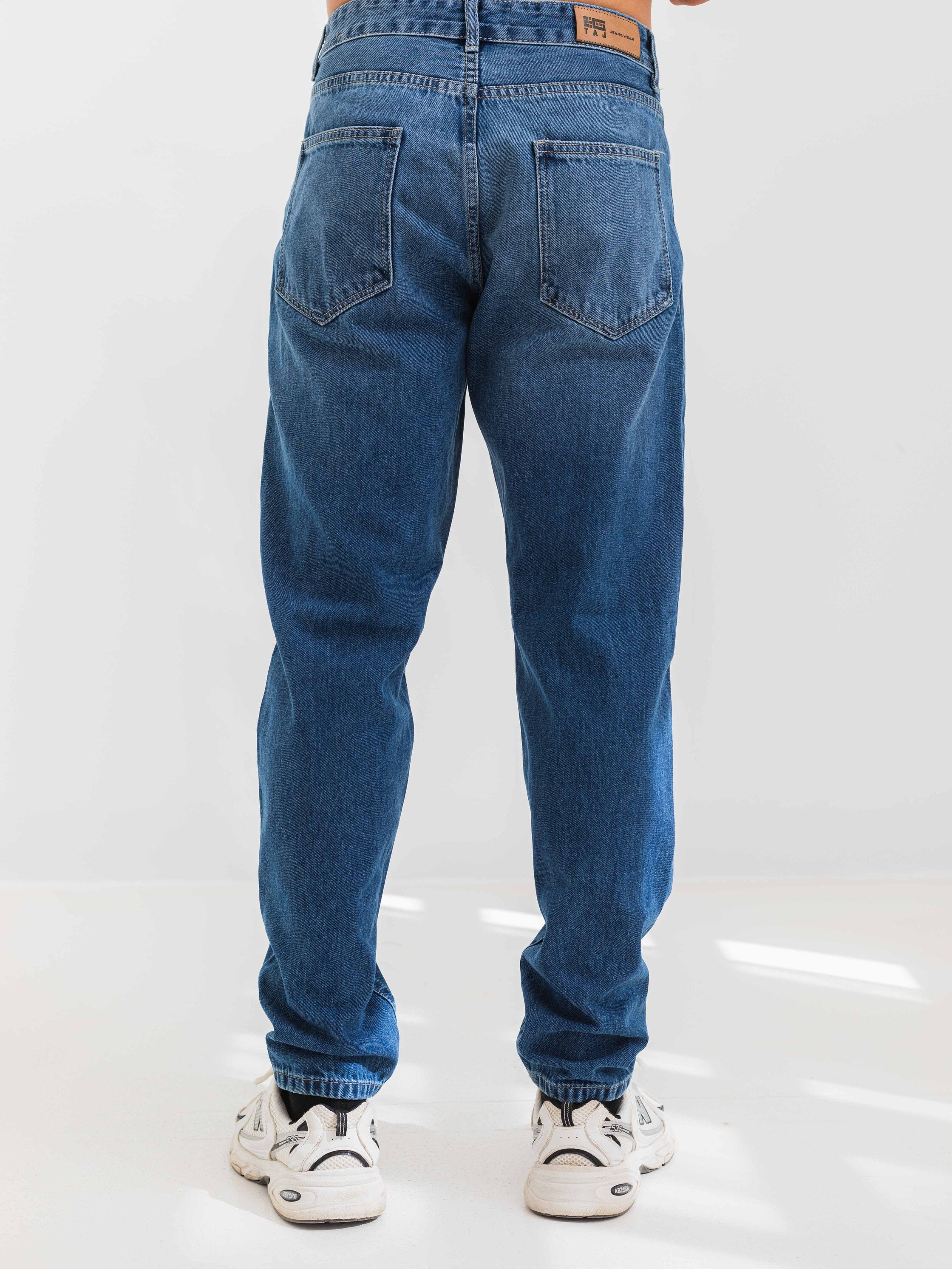 BOYFRIEND FIT JEANS - Blue