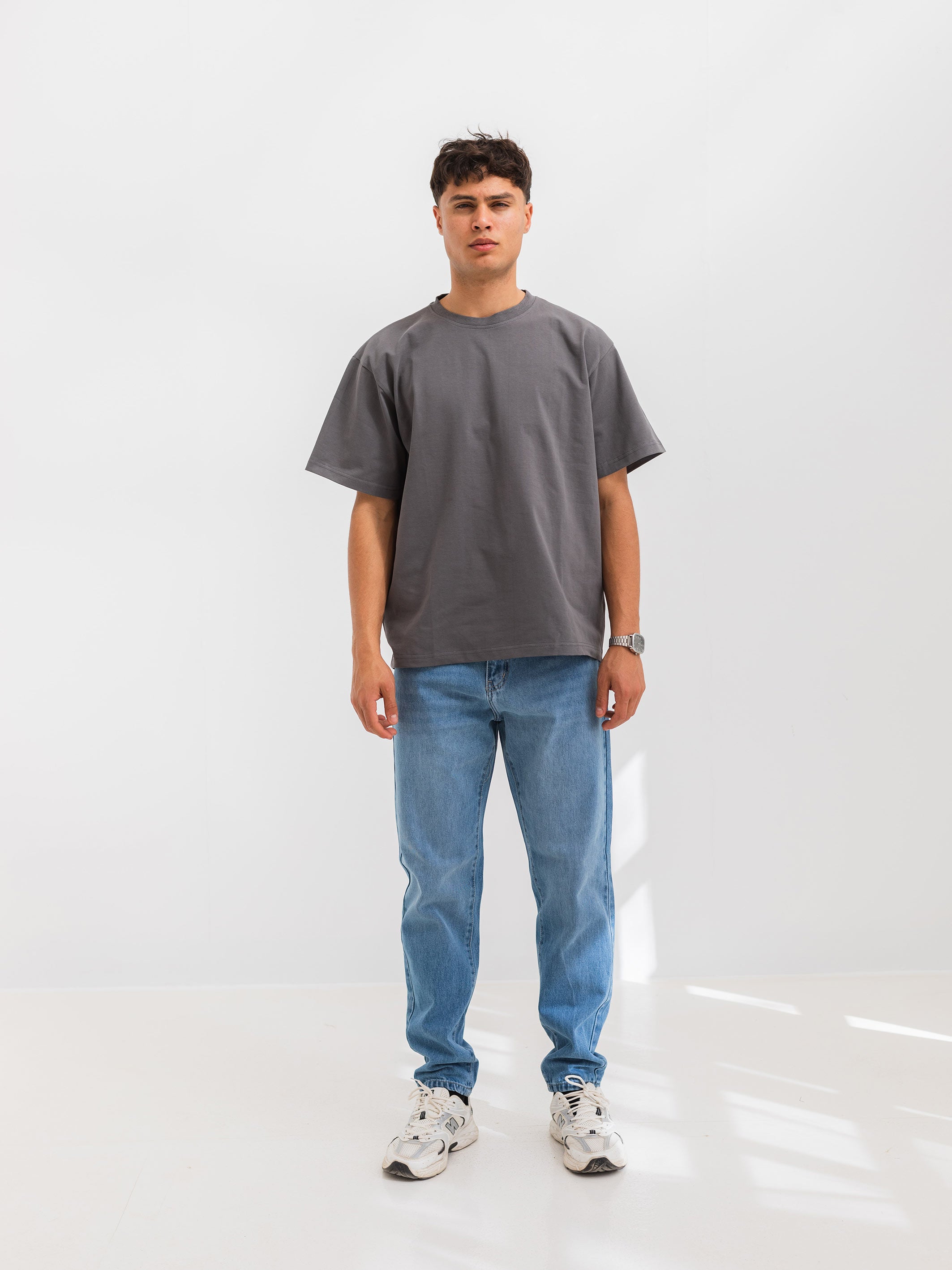 RELAXED PRINTED TEE TRUE SPIRIT - Grey