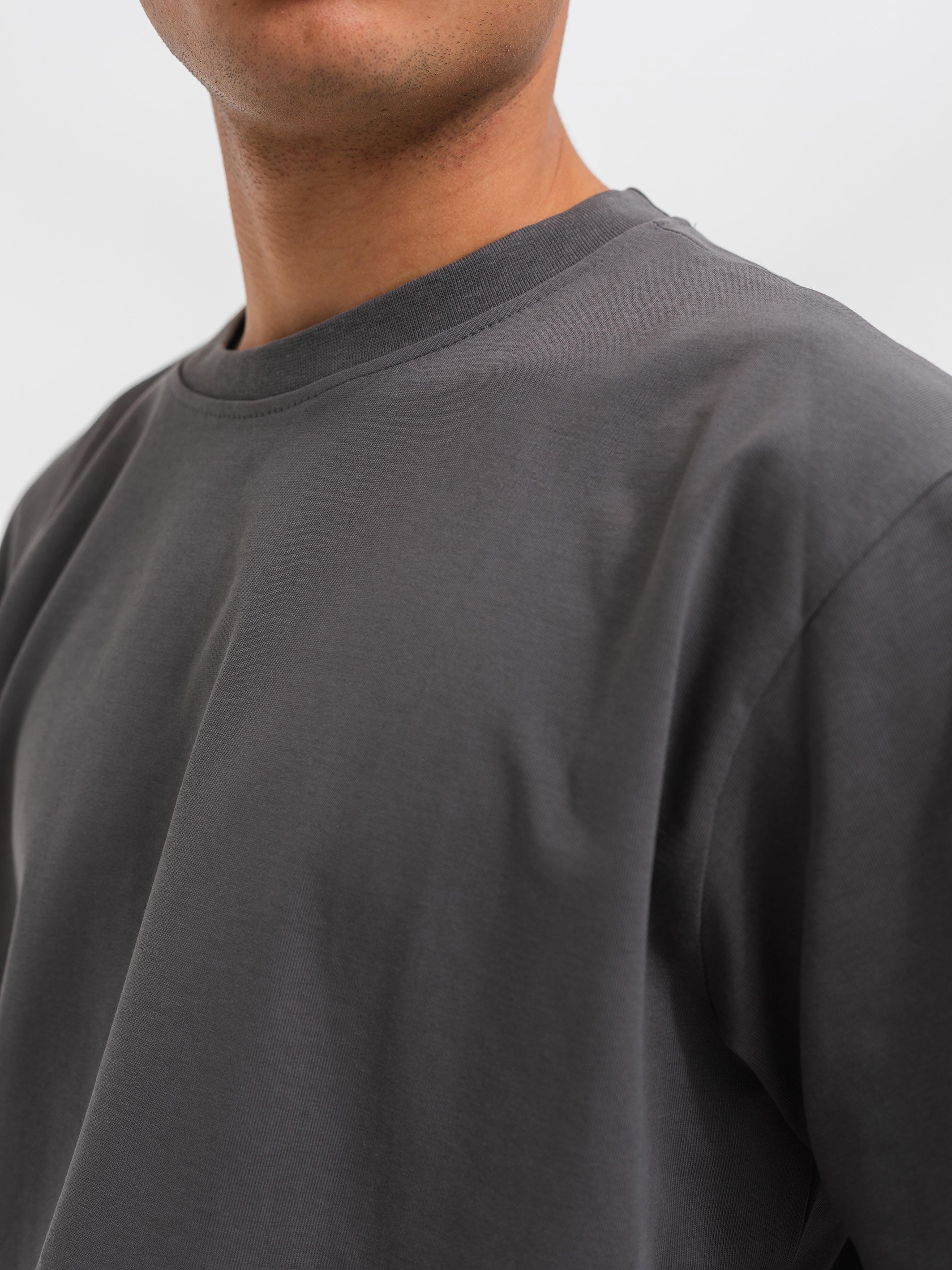 RELAXED PRINTED TEE TRUE SPIRIT - Grey