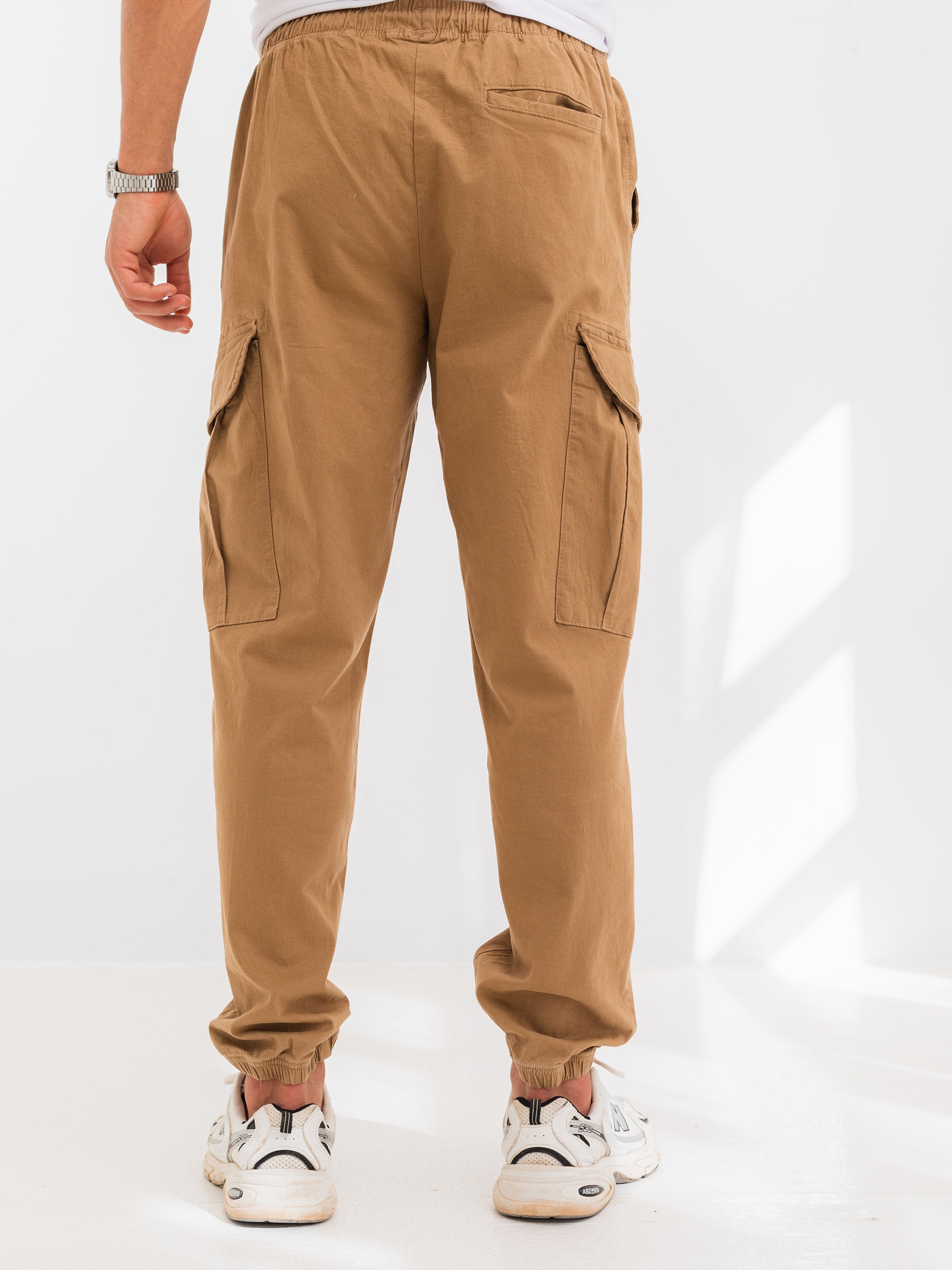 MULTI-POCKET JOGGER - Cafe