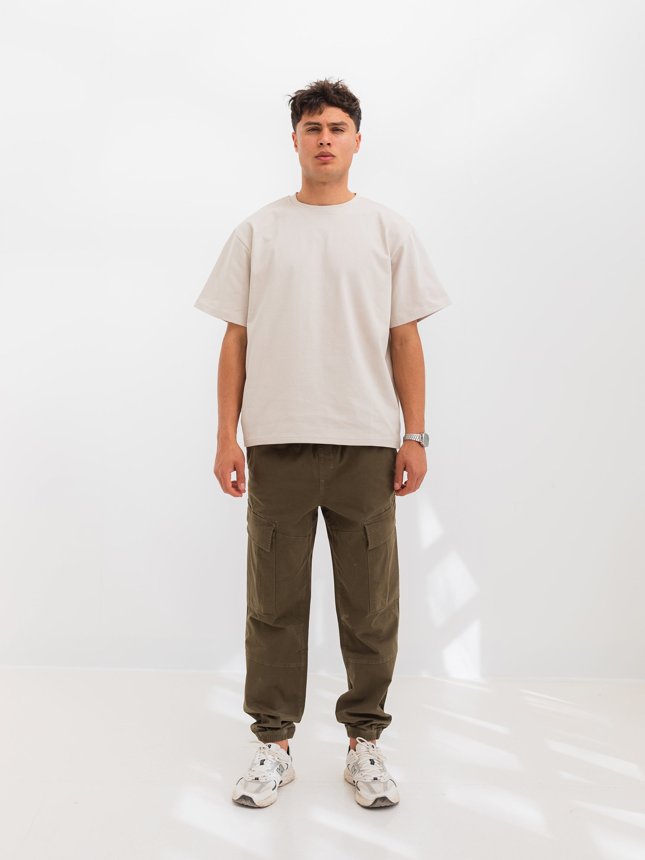 RELAXED PRINTED TEE HOUSE - Beige