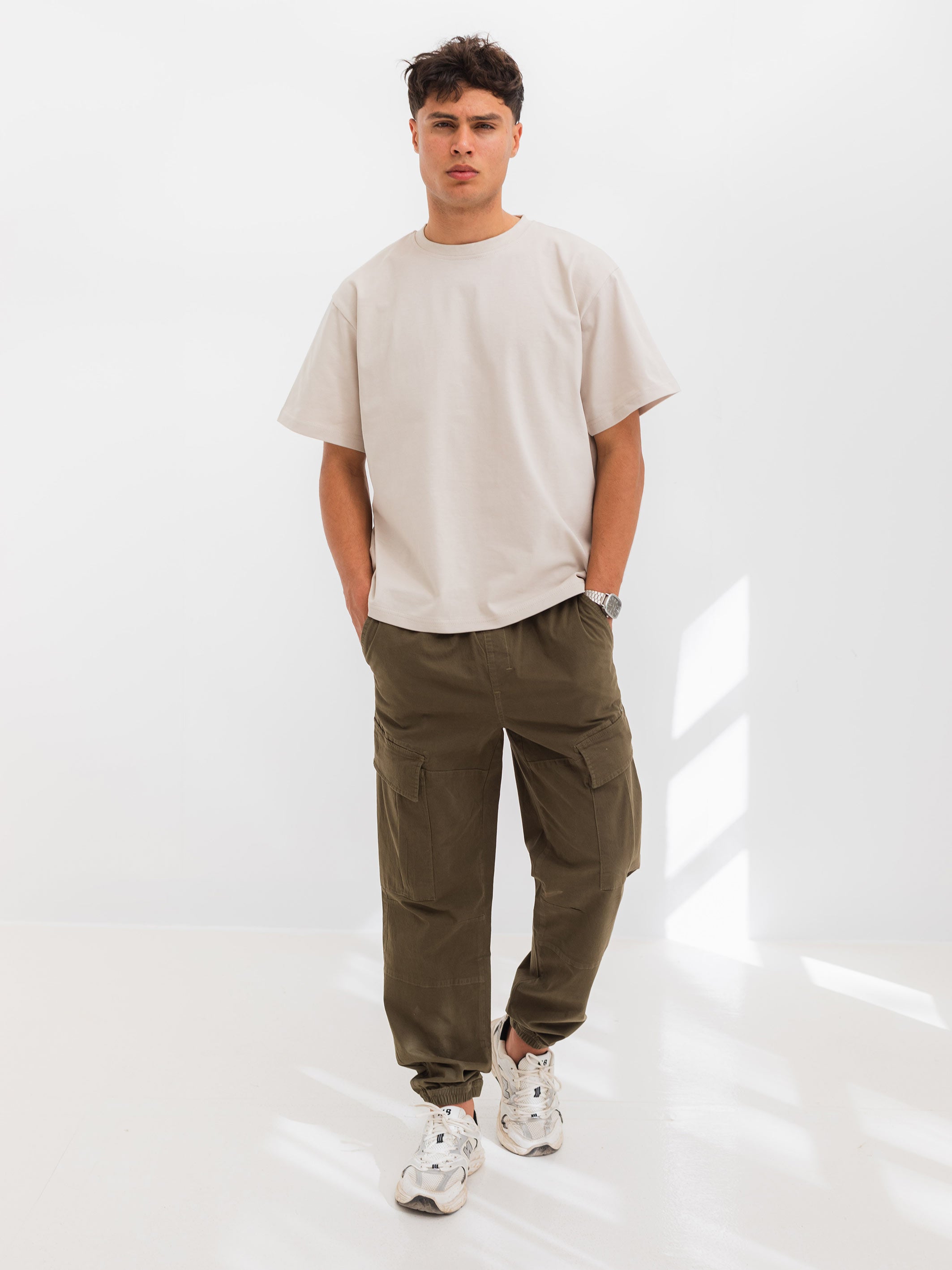 RELAXED PRINTED TEE HOUSE - Beige