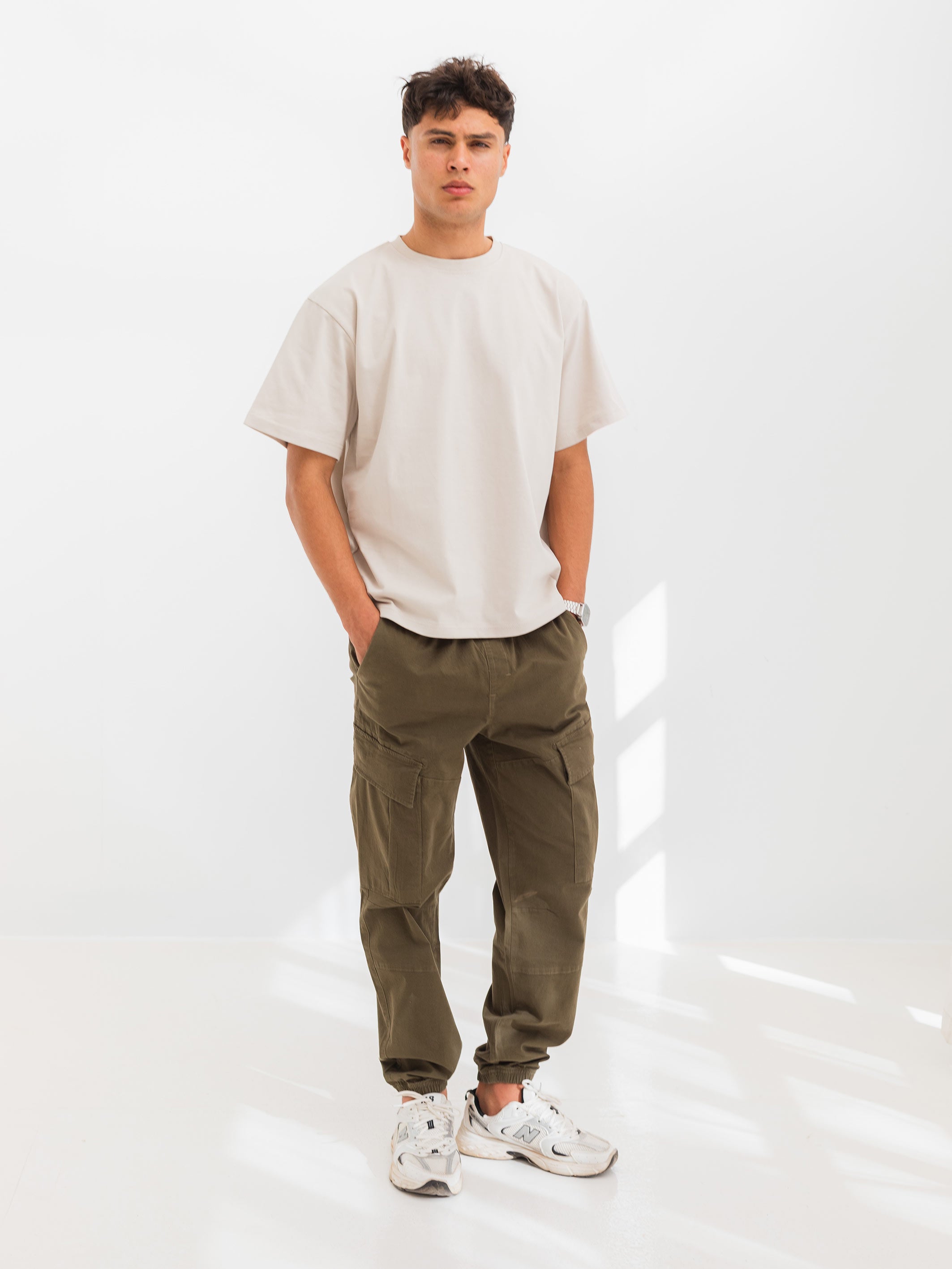 RELAXED PRINTED TEE HOUSE - Beige