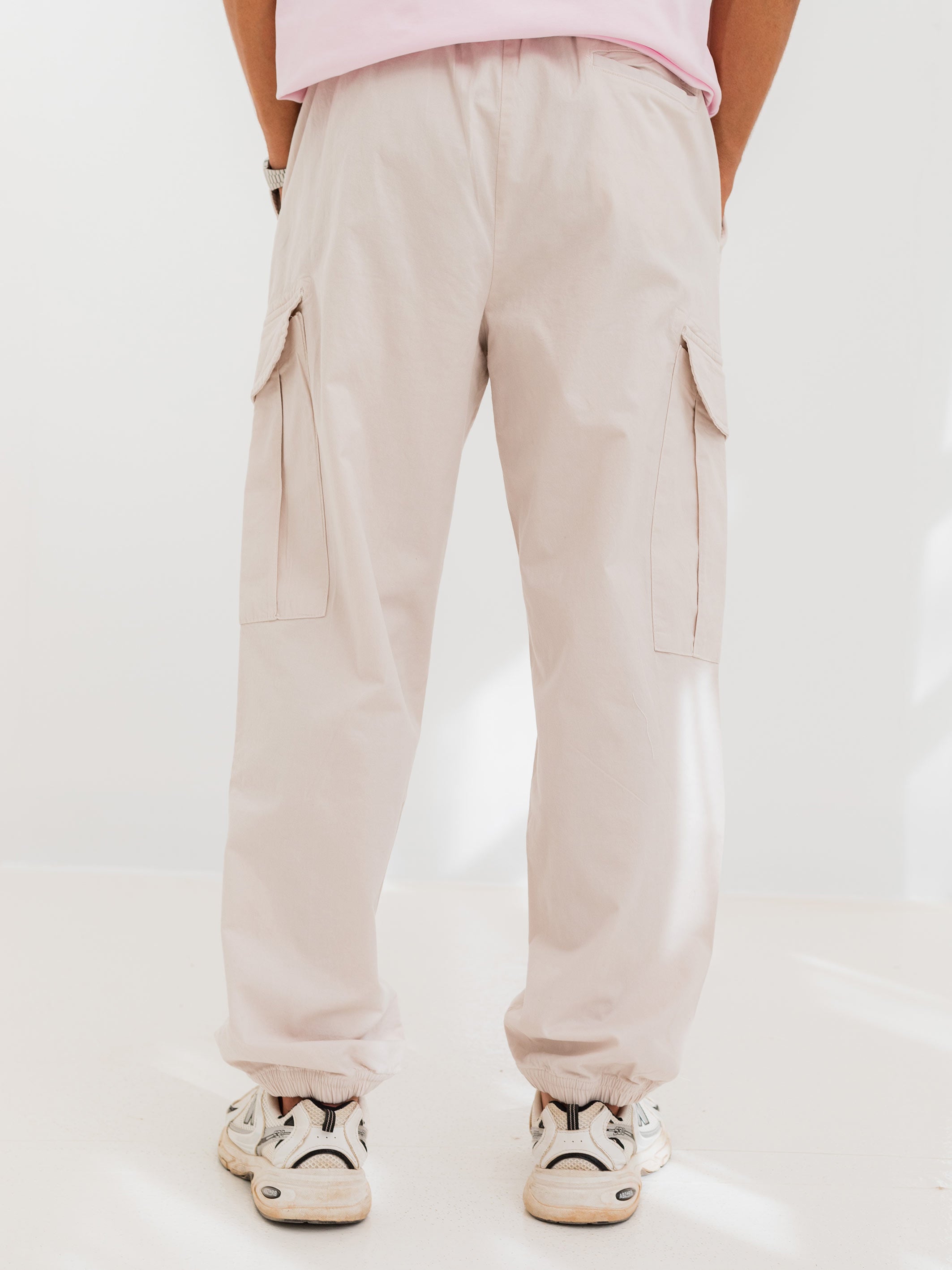 MULTI-POCKET JOGGER - Beige