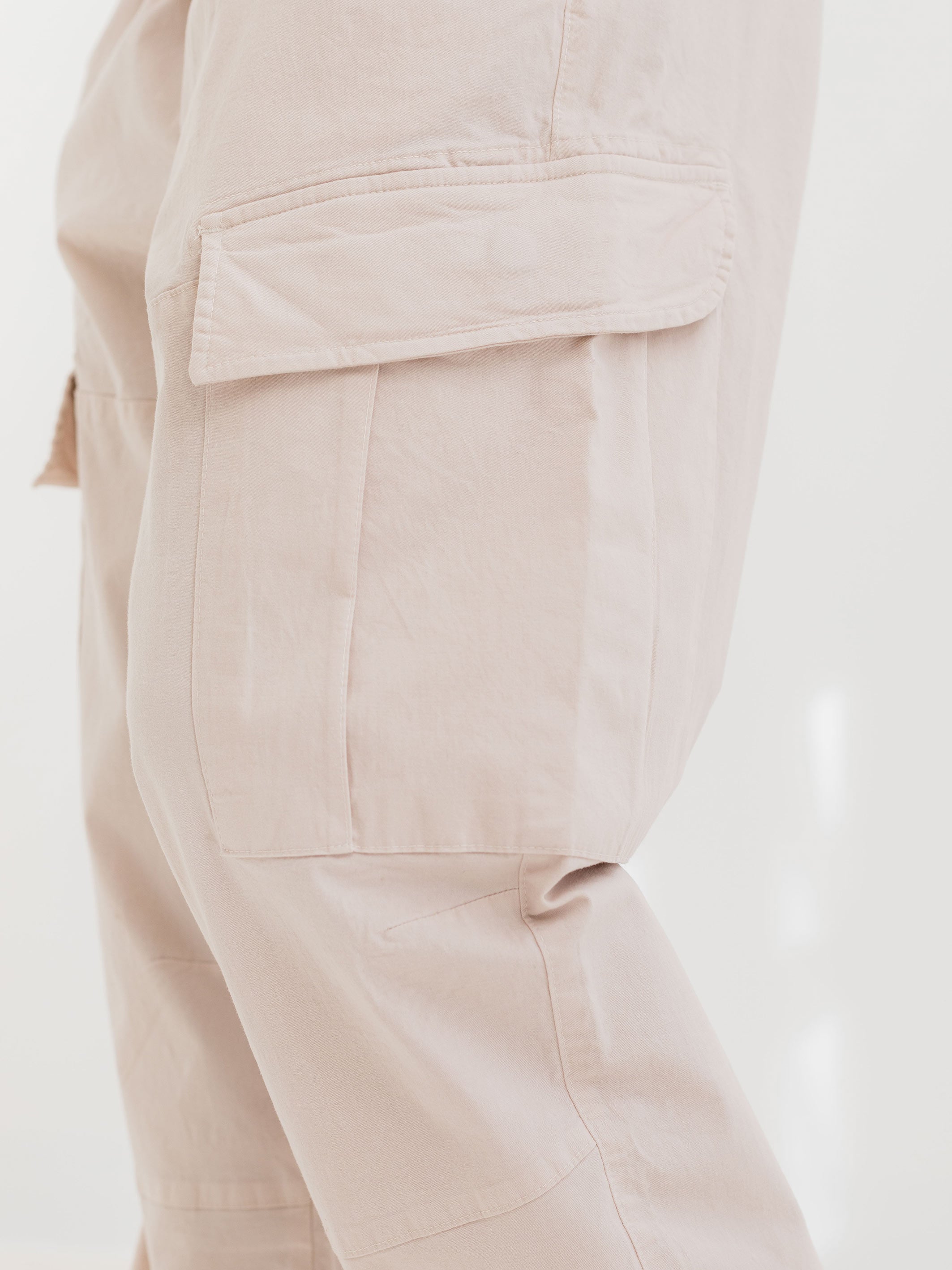 MULTI-POCKET JOGGER - Beige