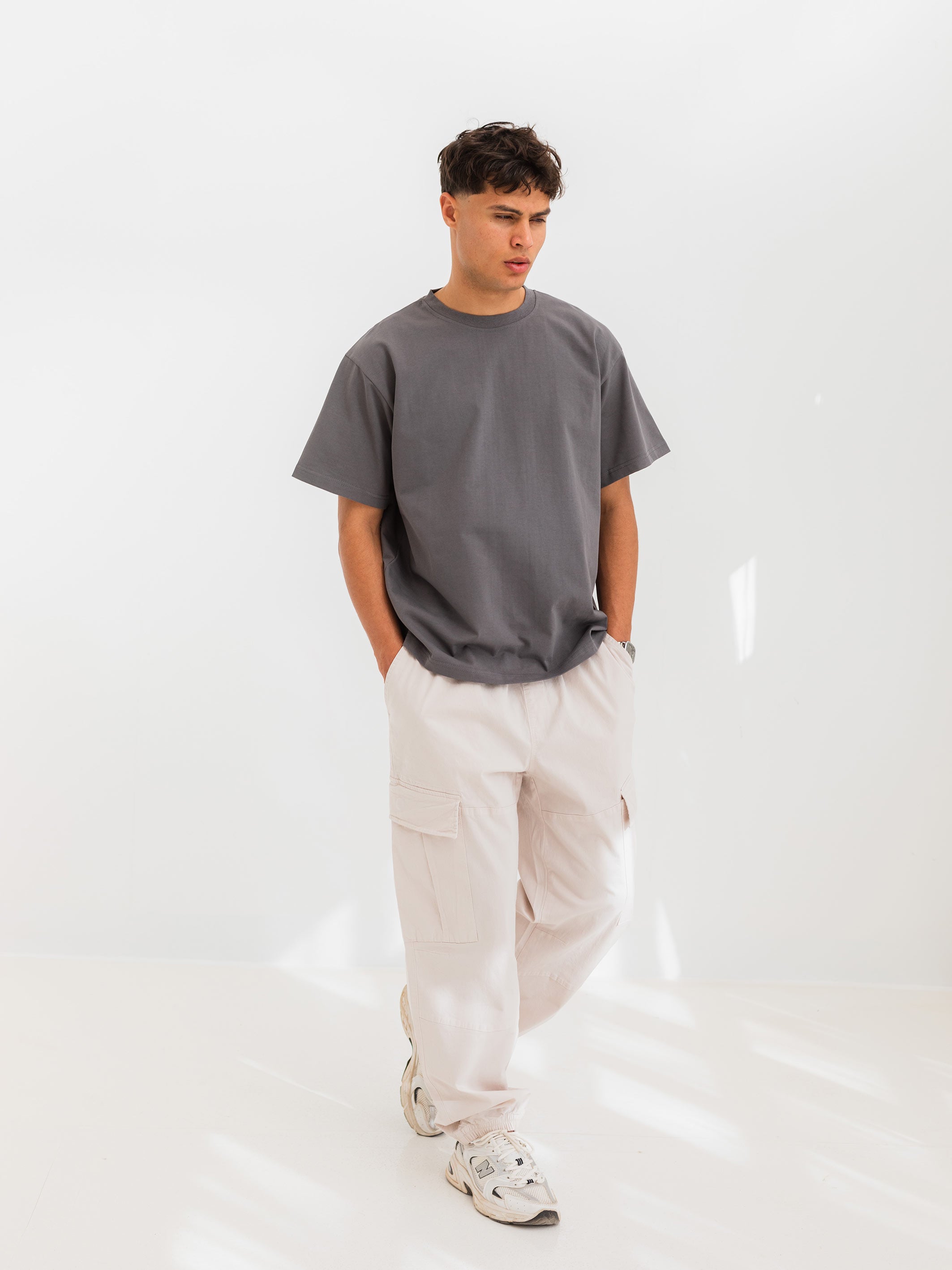 RELAXED PRINTED TEE HOUSE - Grey