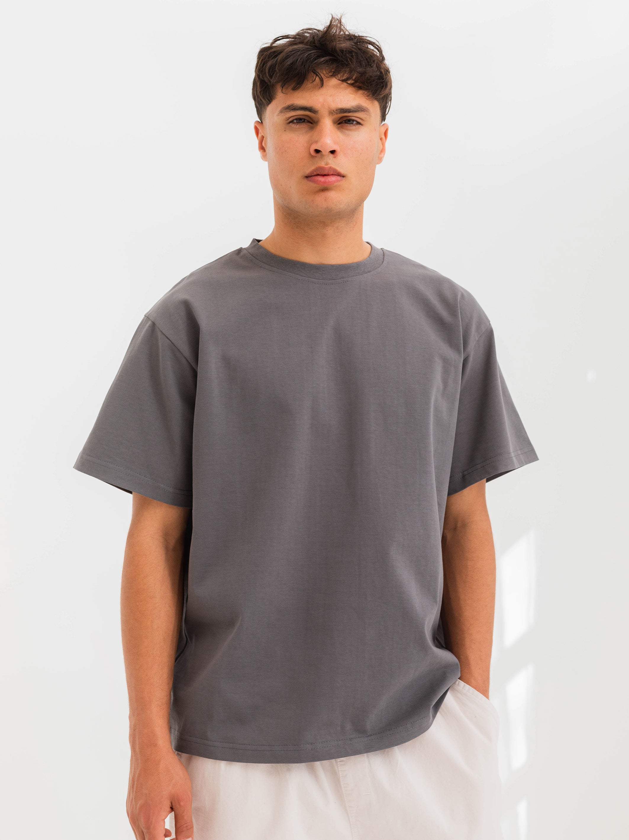 RELAXED PRINTED TEE HOUSE - Grey