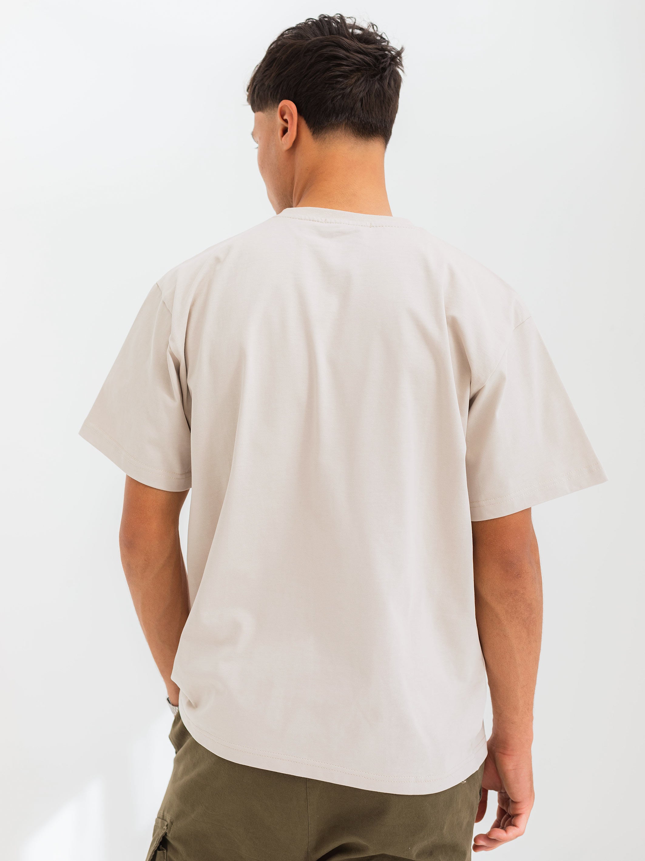 RELAXED PRINTED TEE PATTERN - Off White