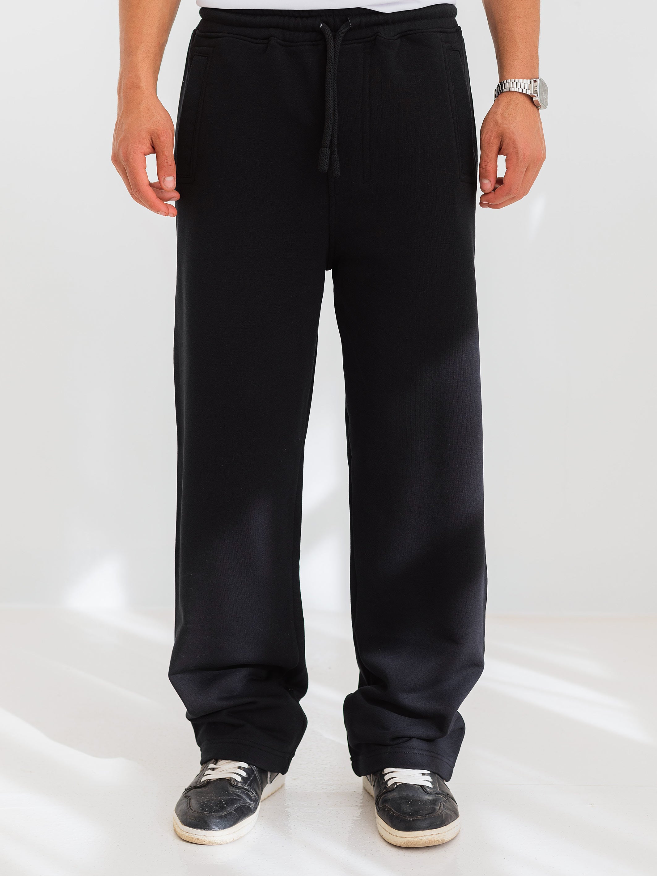 BAGGY FIT SWEATPANT - Black