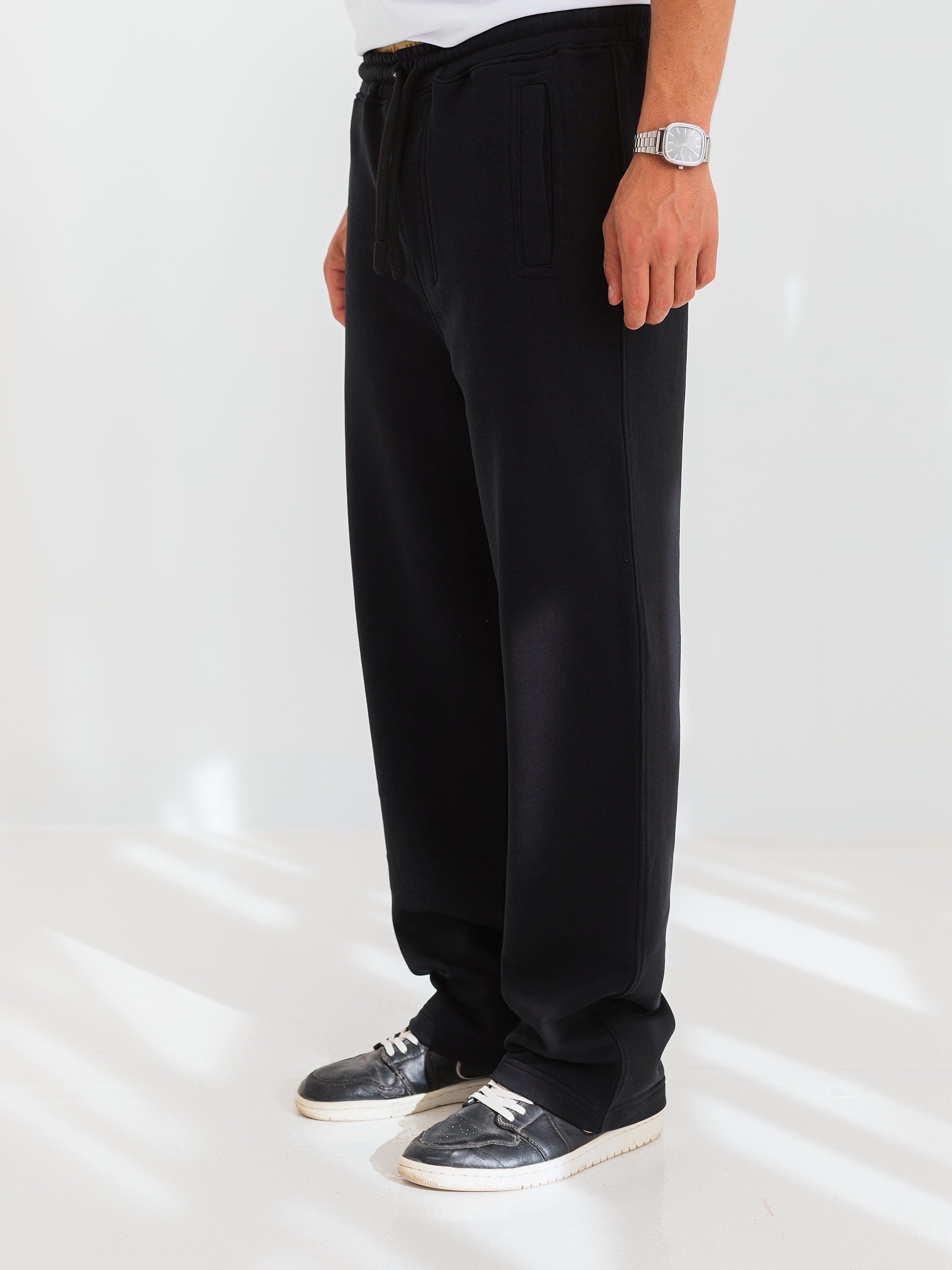 BAGGY FIT SWEATPANT - Black