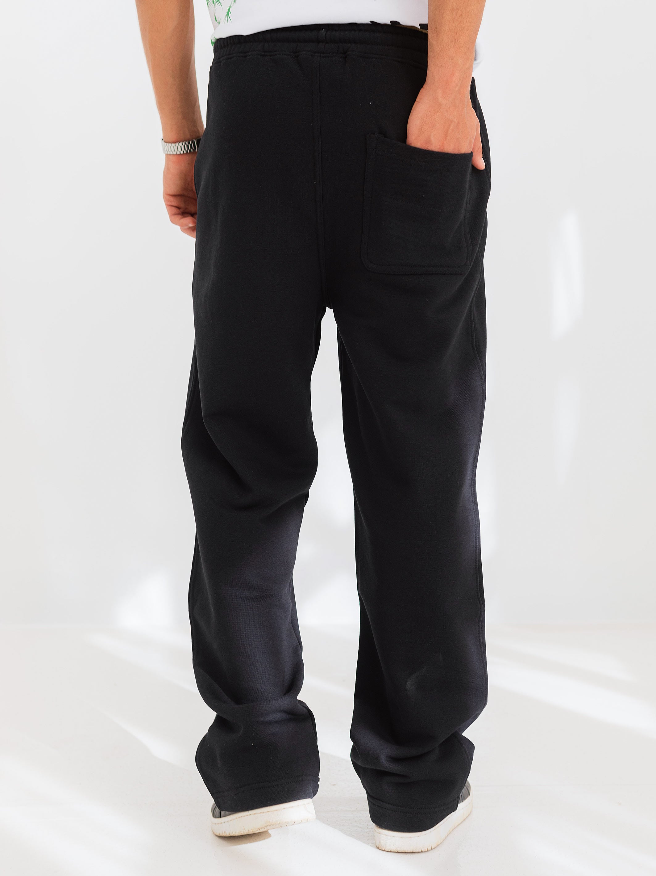 BAGGY FIT SWEATPANT - Black