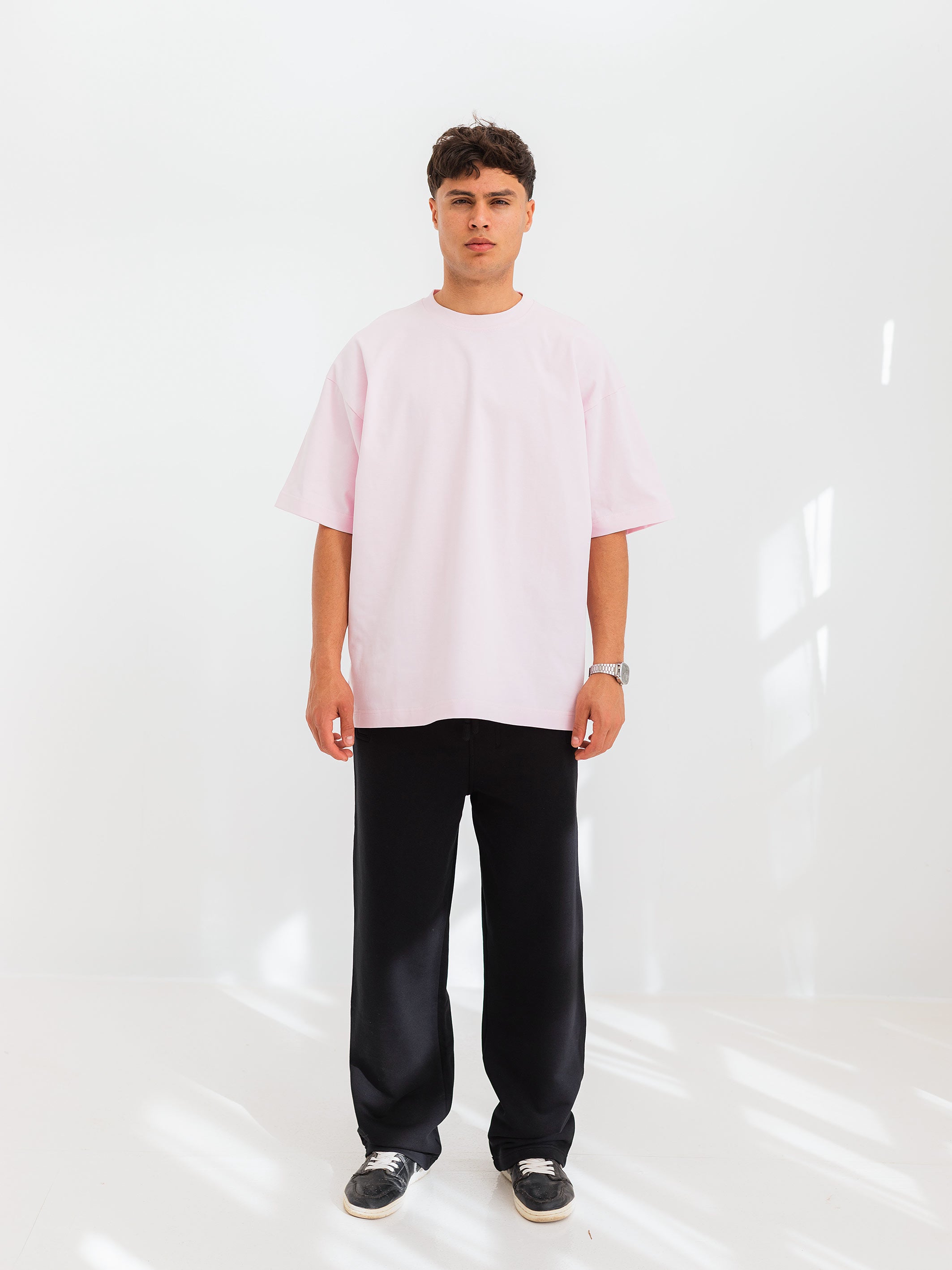 OVERSIZED PRINTED TEE  VITAMIN - Pink