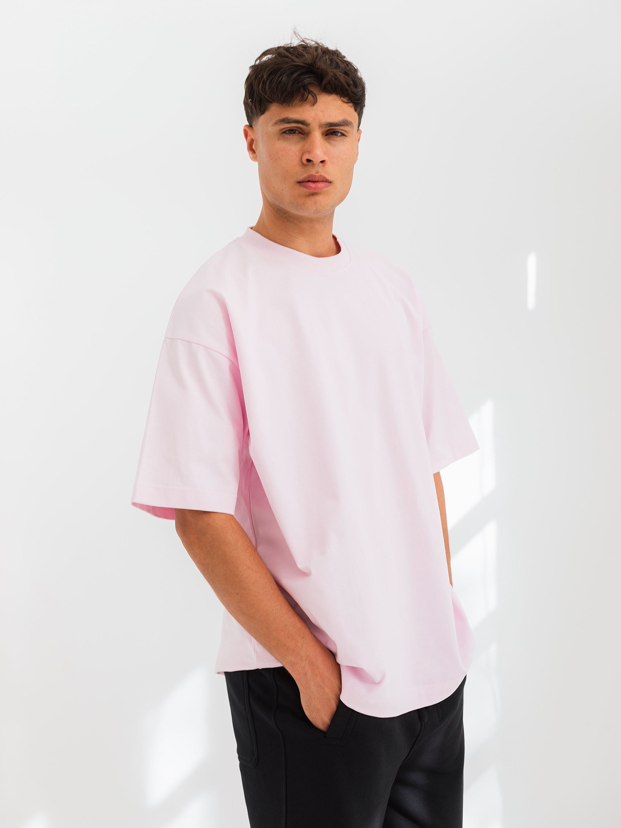 OVERSIZED PRINTED TEE  VITAMIN - Pink