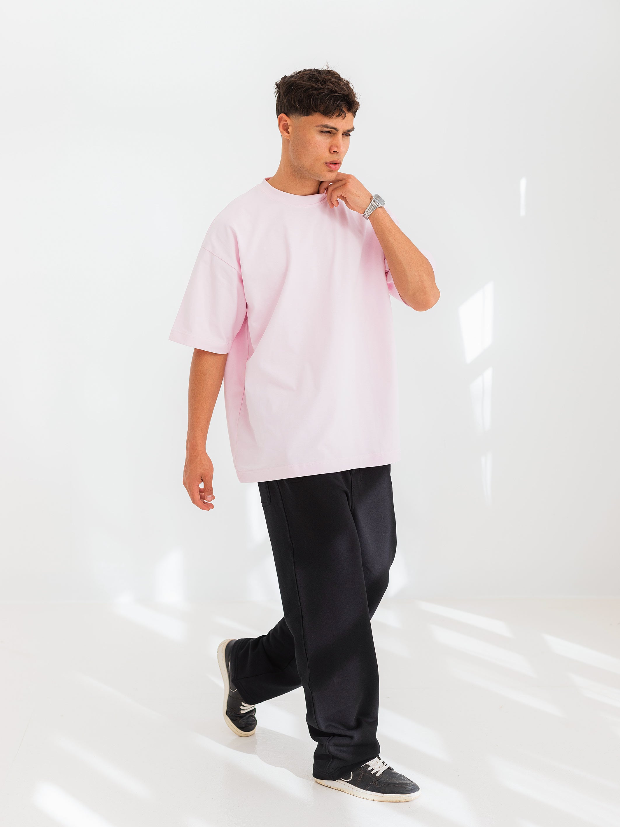 OVERSIZED PRINTED TEE  VITAMIN - Pink