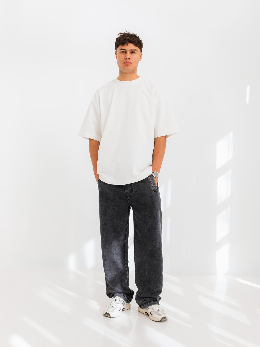 OVERSIZED PRINTED TEE  VITAMIN - Off White