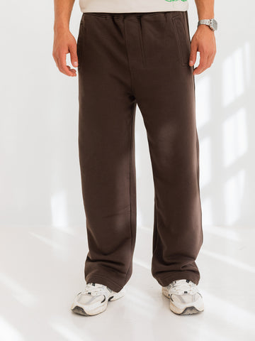 BAGGY FIT SWEATPANT - Brown