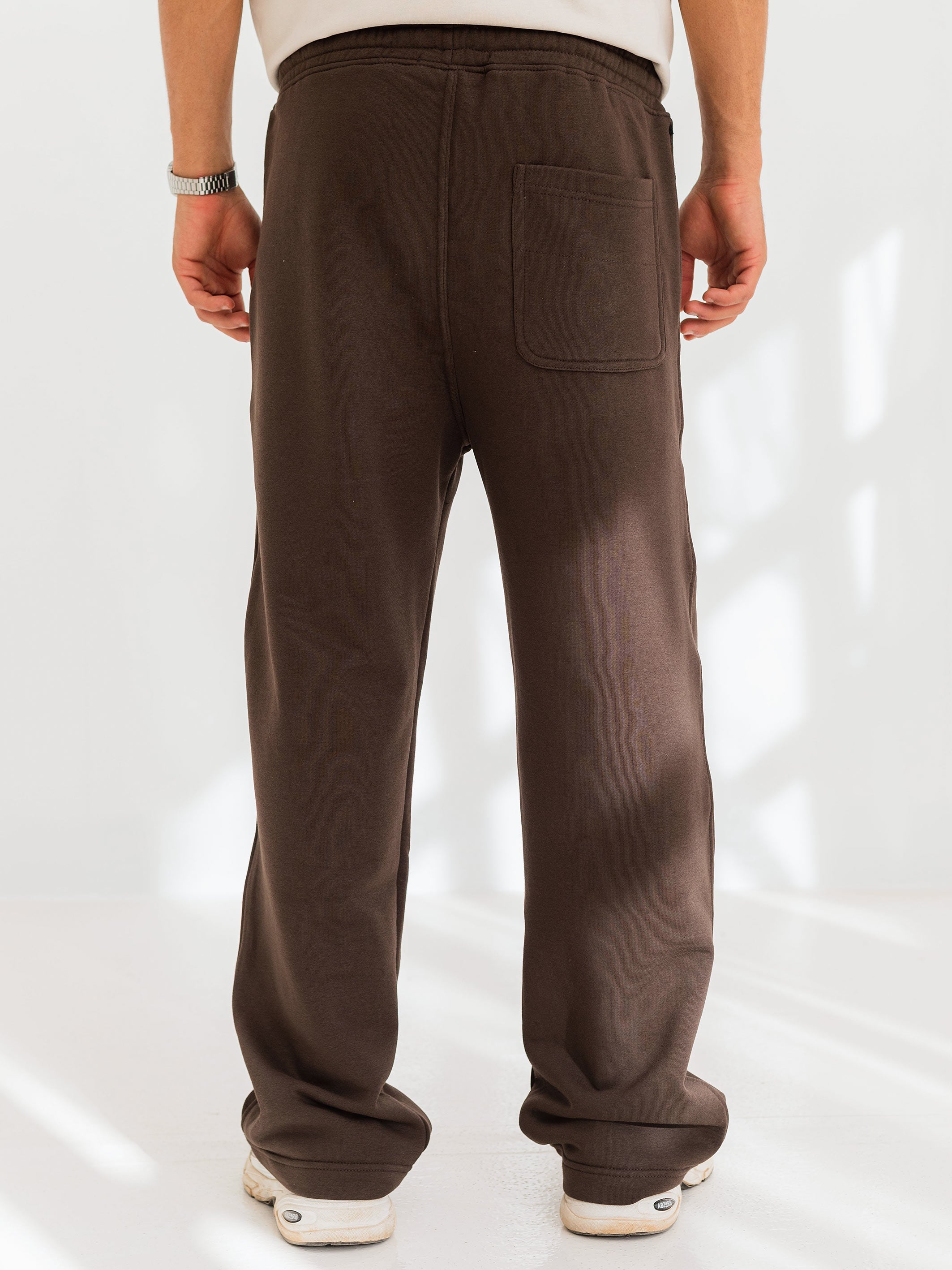 BAGGY FIT SWEATPANT - Brown