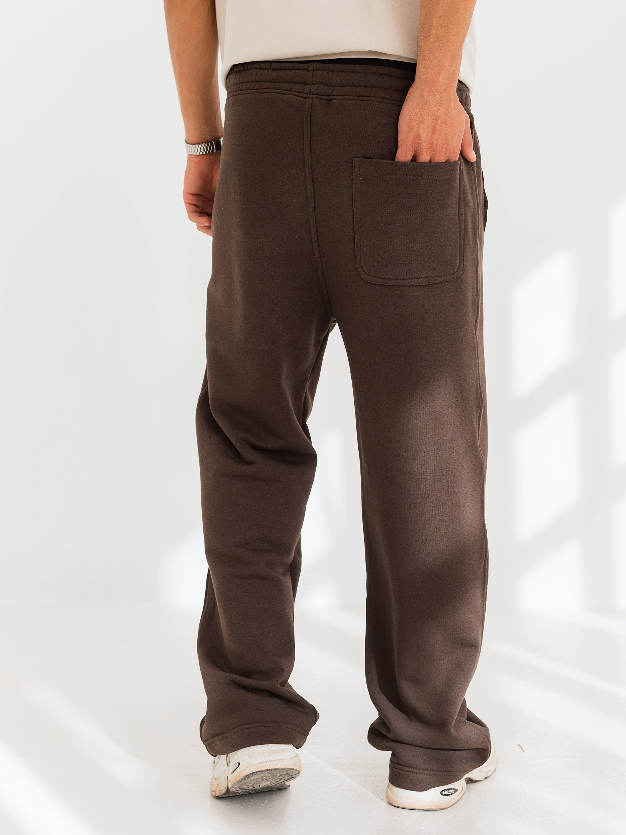 BAGGY FIT SWEATPANT - Brown