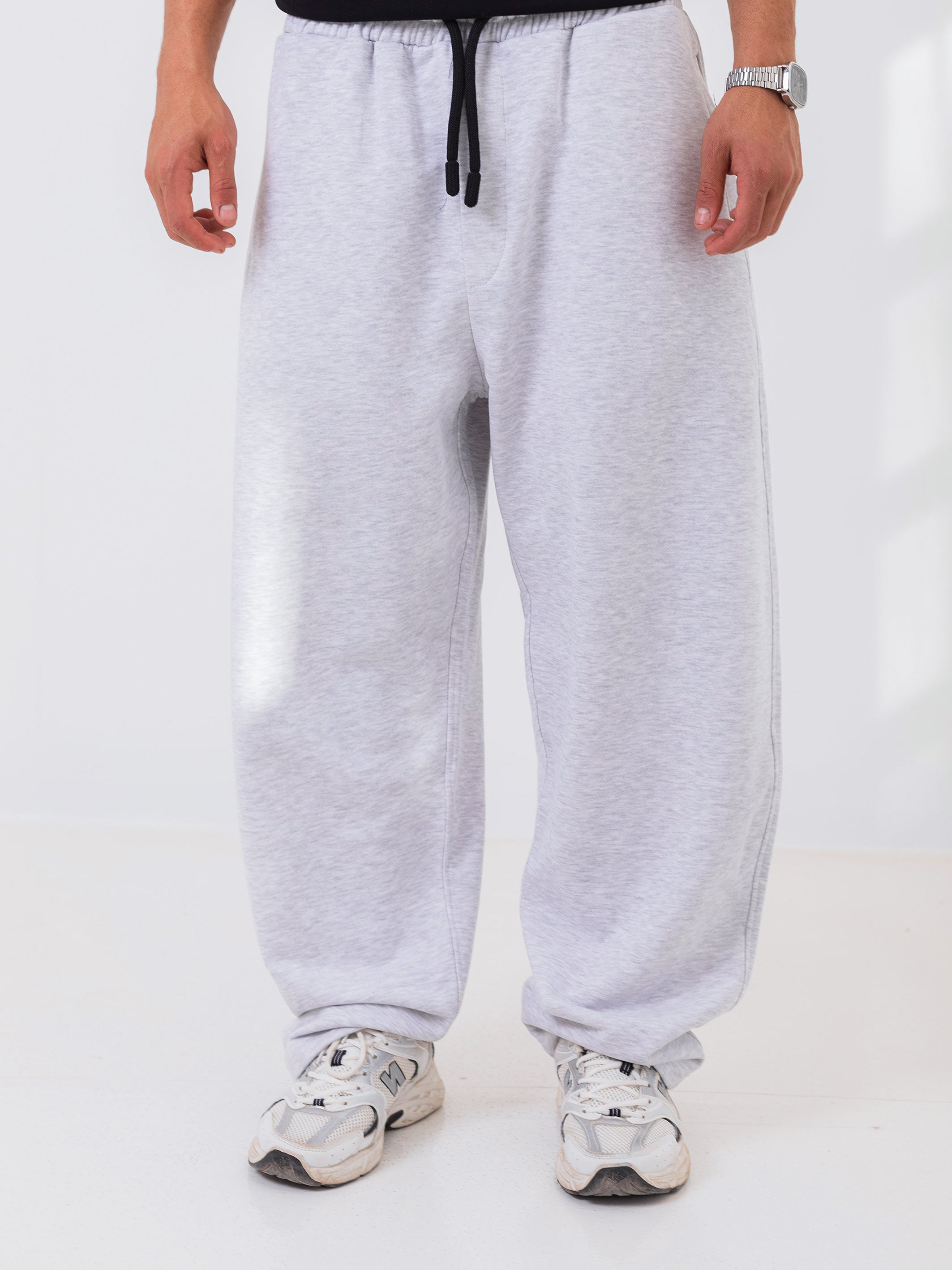 BALLON FIT SWEATPANT - Light Grey
