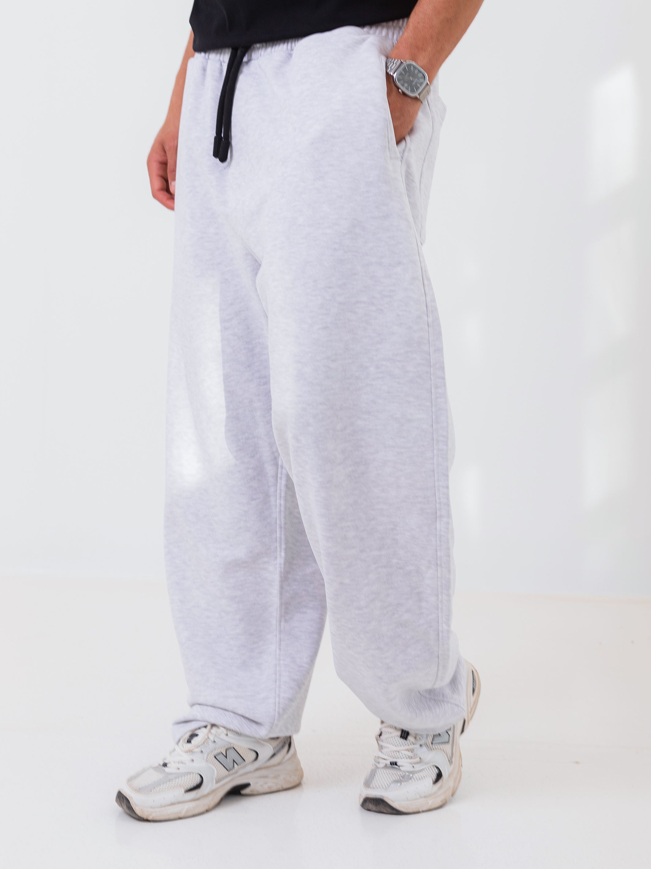 BALLON FIT SWEATPANT - Light Grey