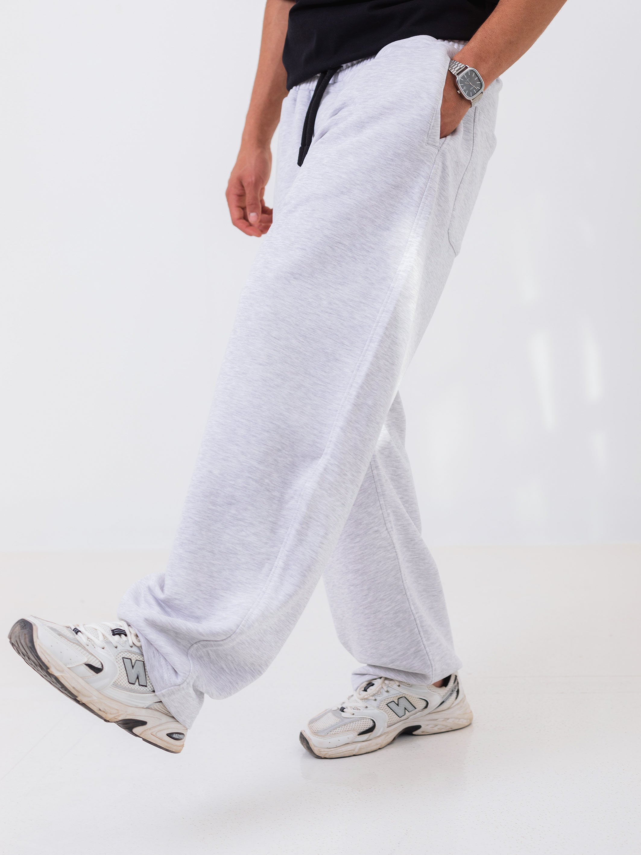 BALLON FIT SWEATPANT - Light Grey