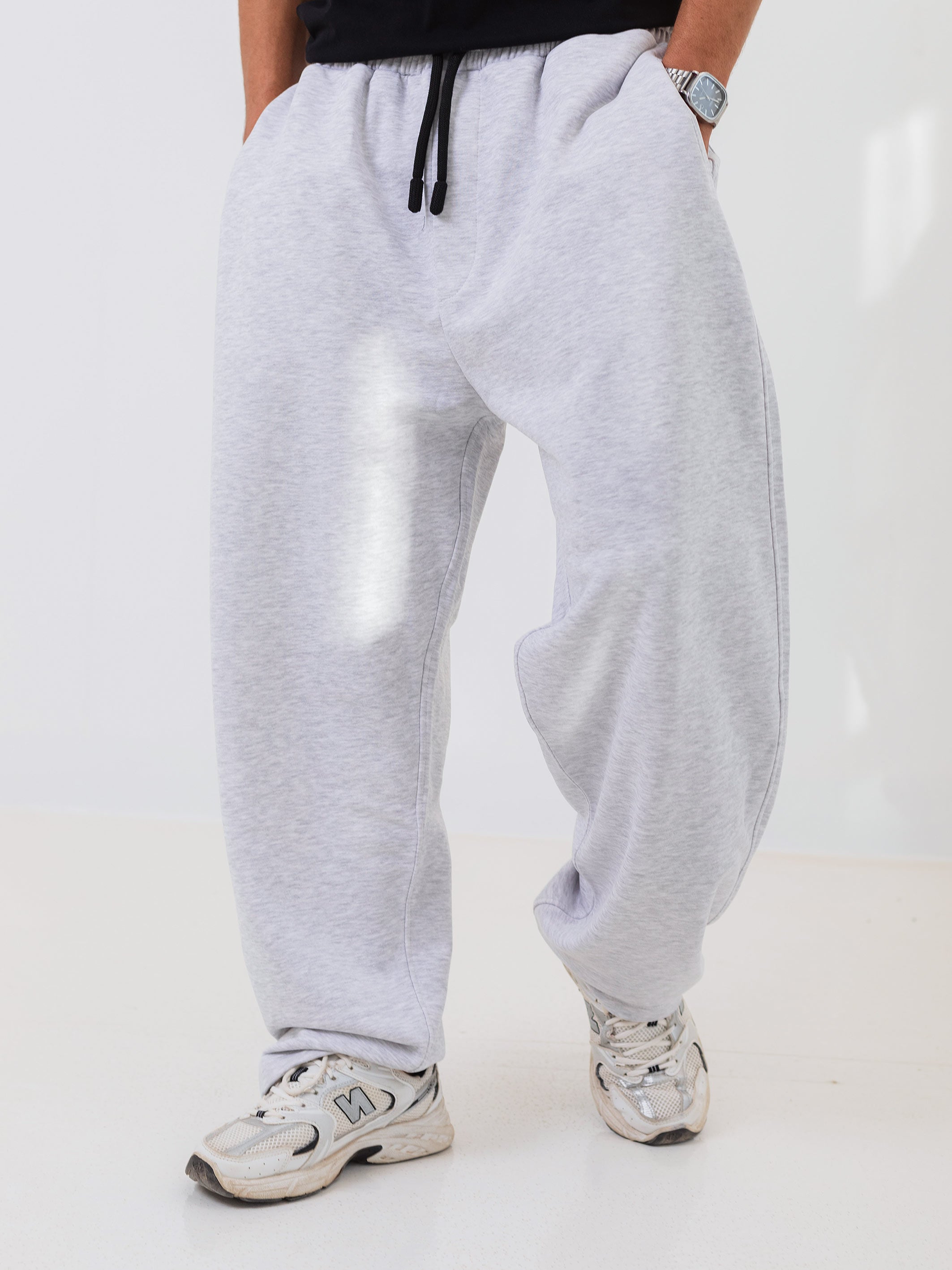 BALLON FIT SWEATPANT - Light Grey
