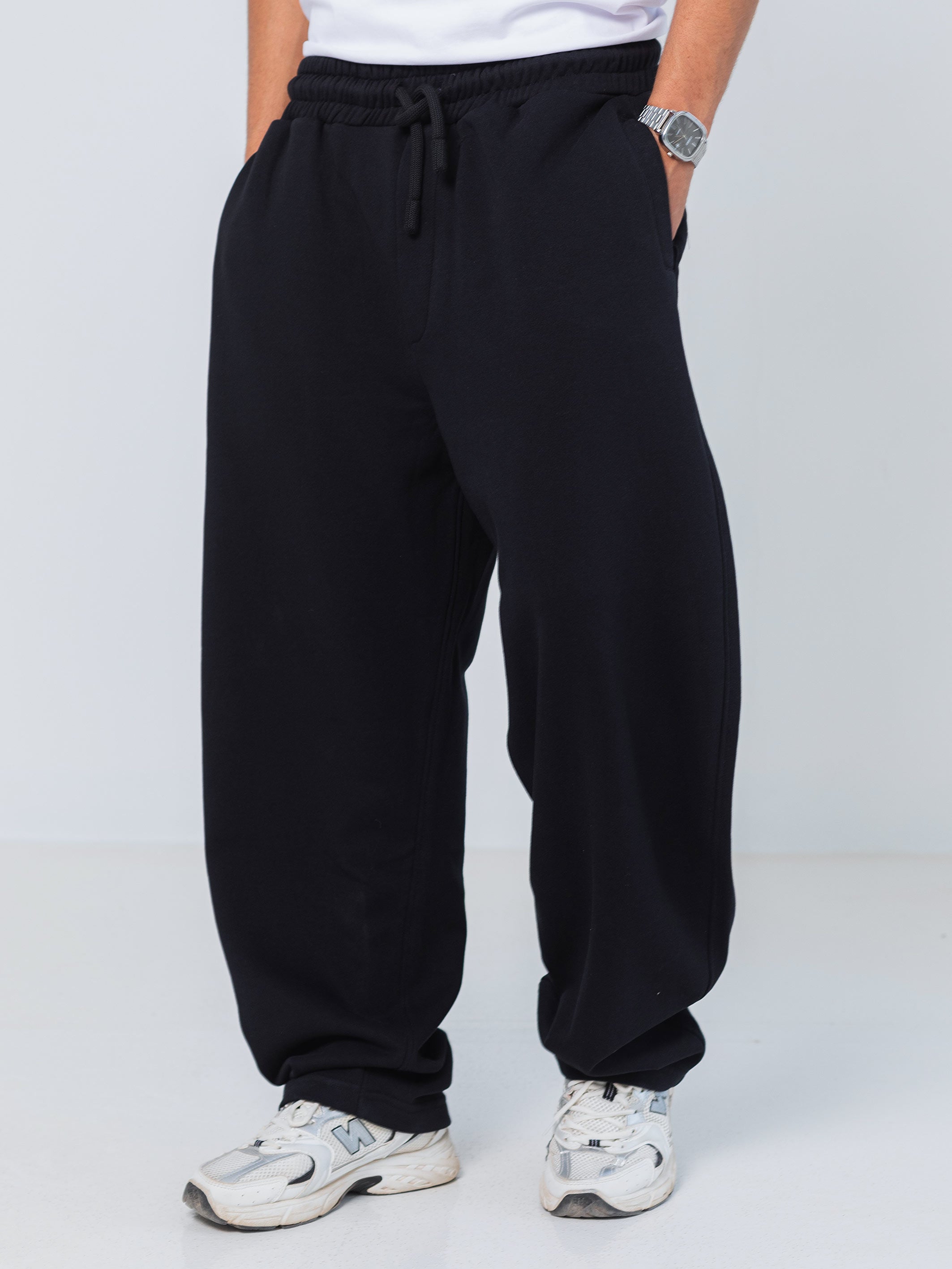 BALLON FIT SWEATPANT - Black