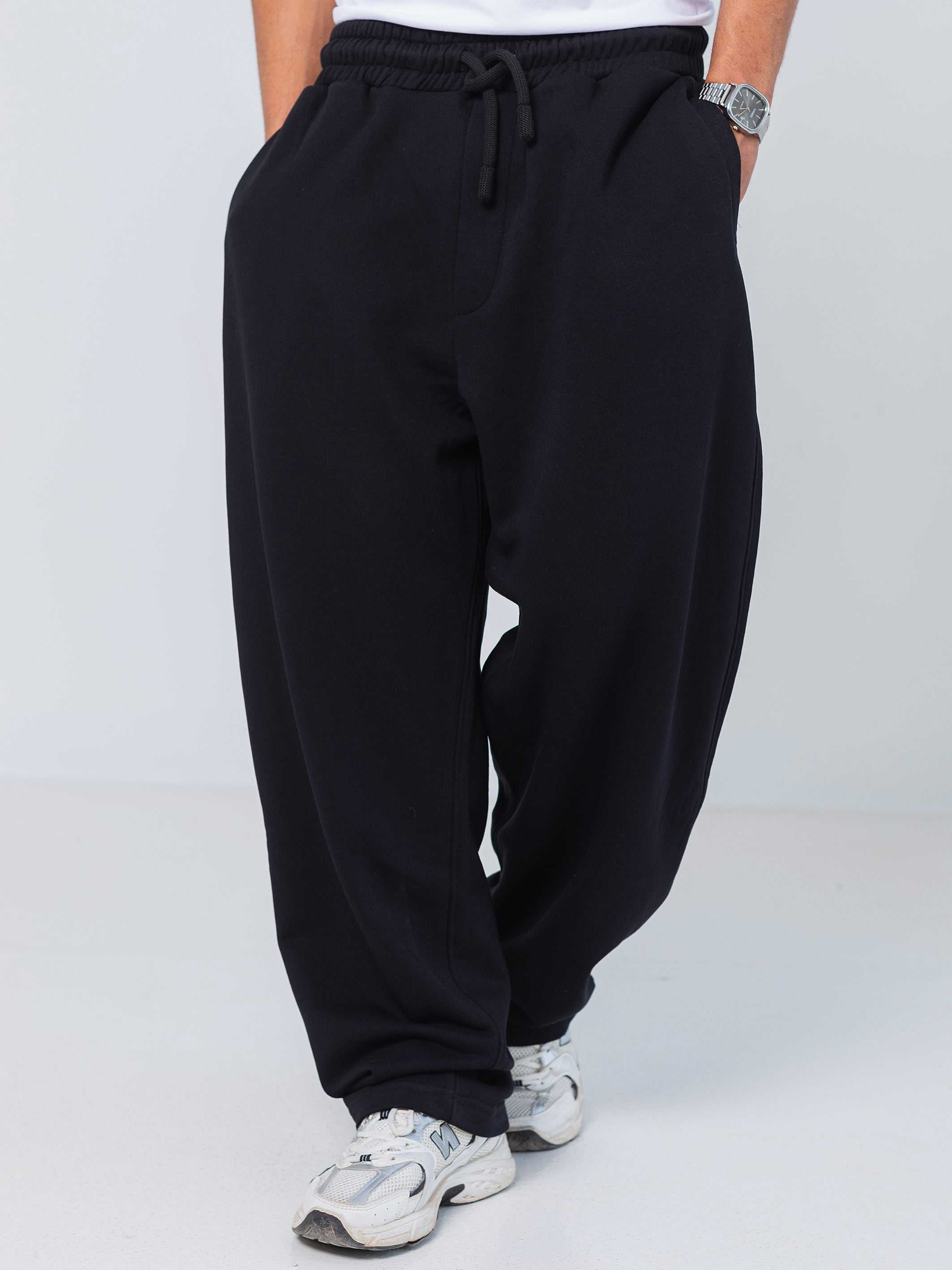 BALLON FIT SWEATPANT - Black