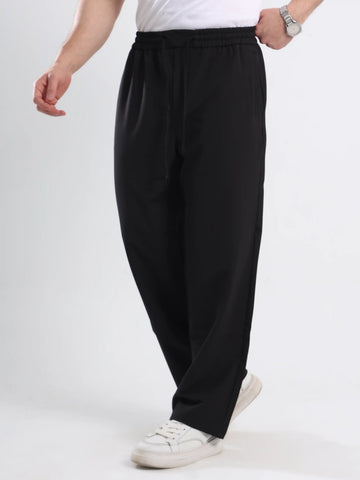 Baggy Fit Trouser - Black