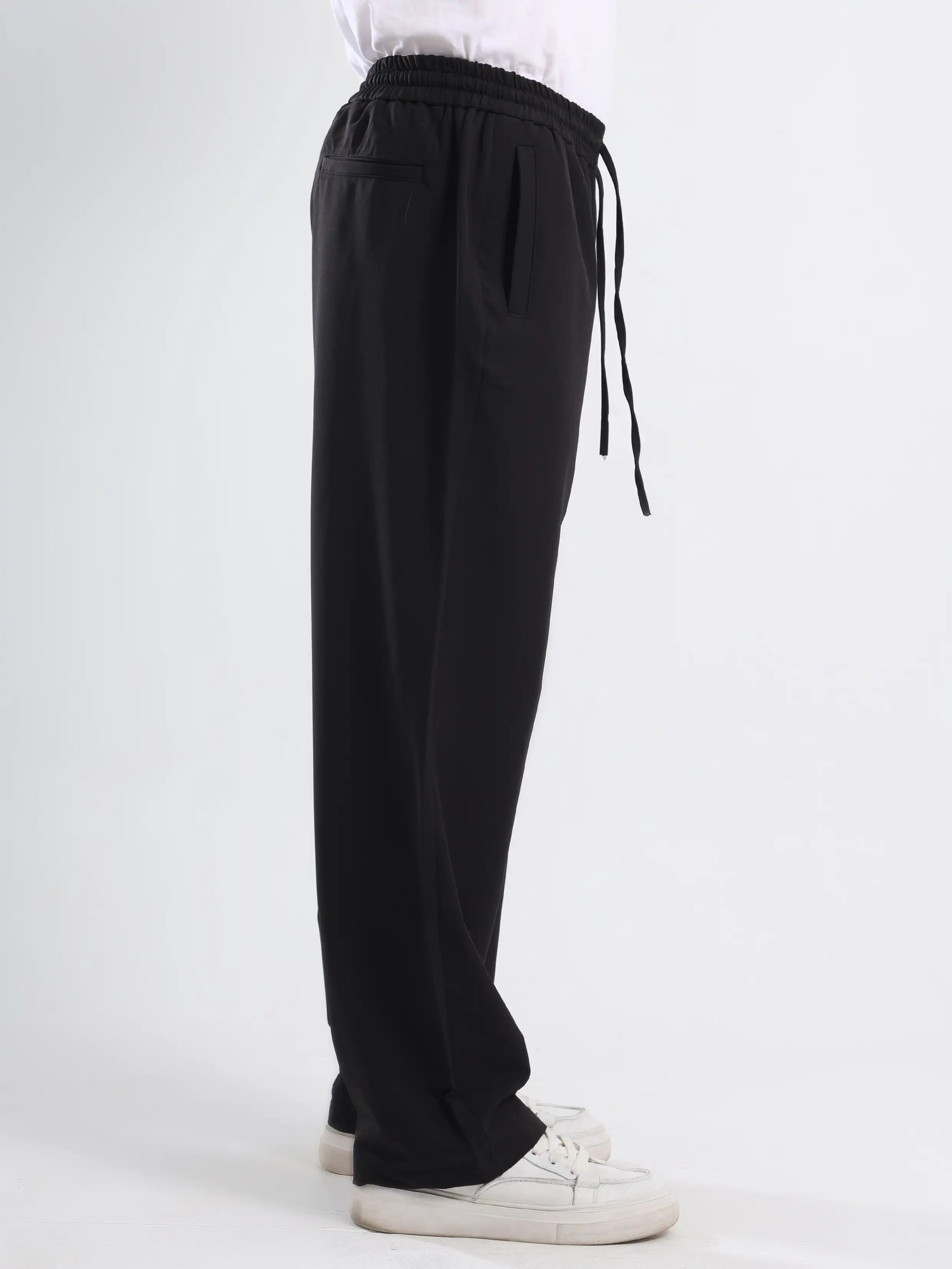Baggy Fit Trouser - Black