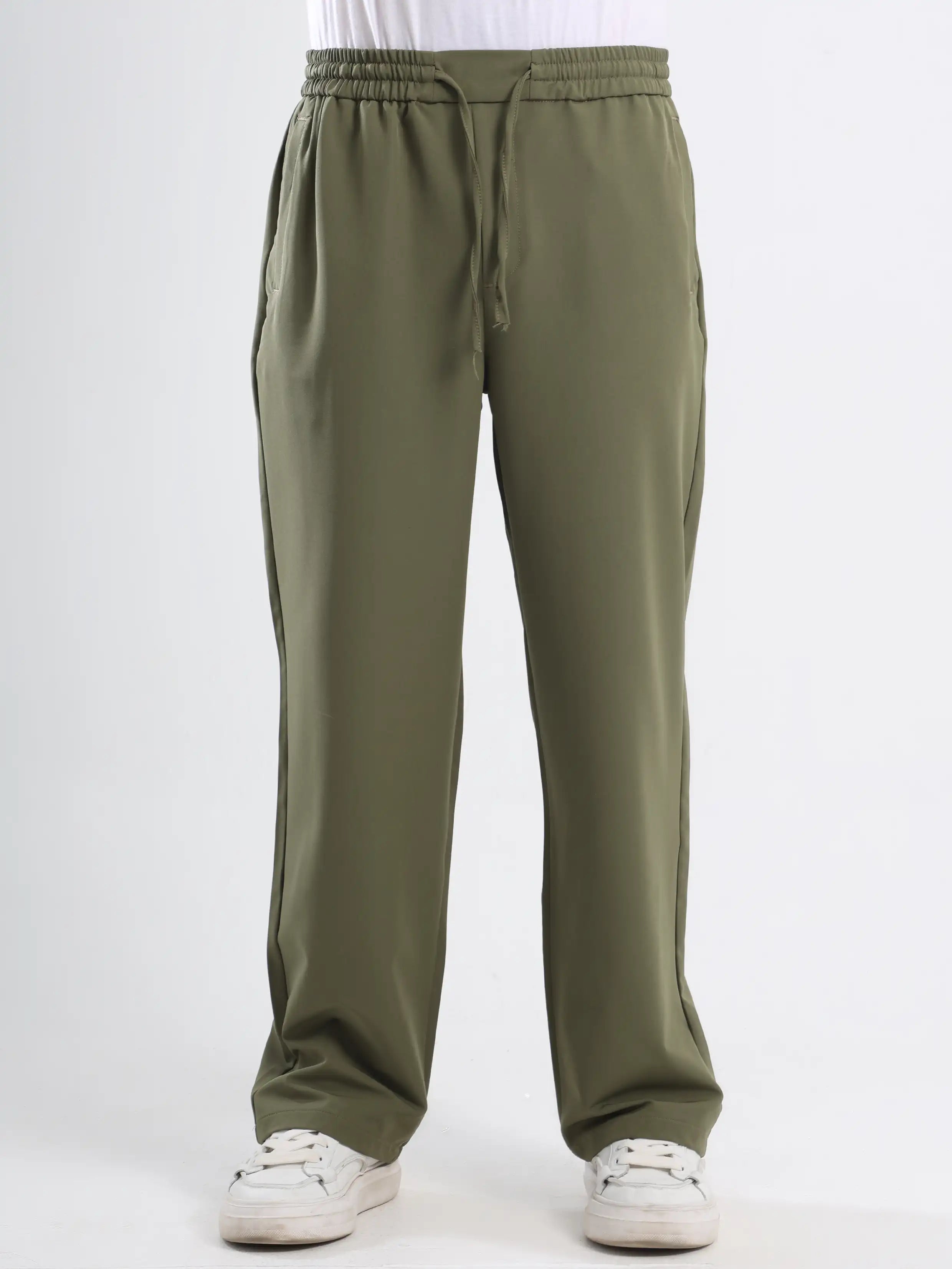 Baggy Fit Trouser - Olive