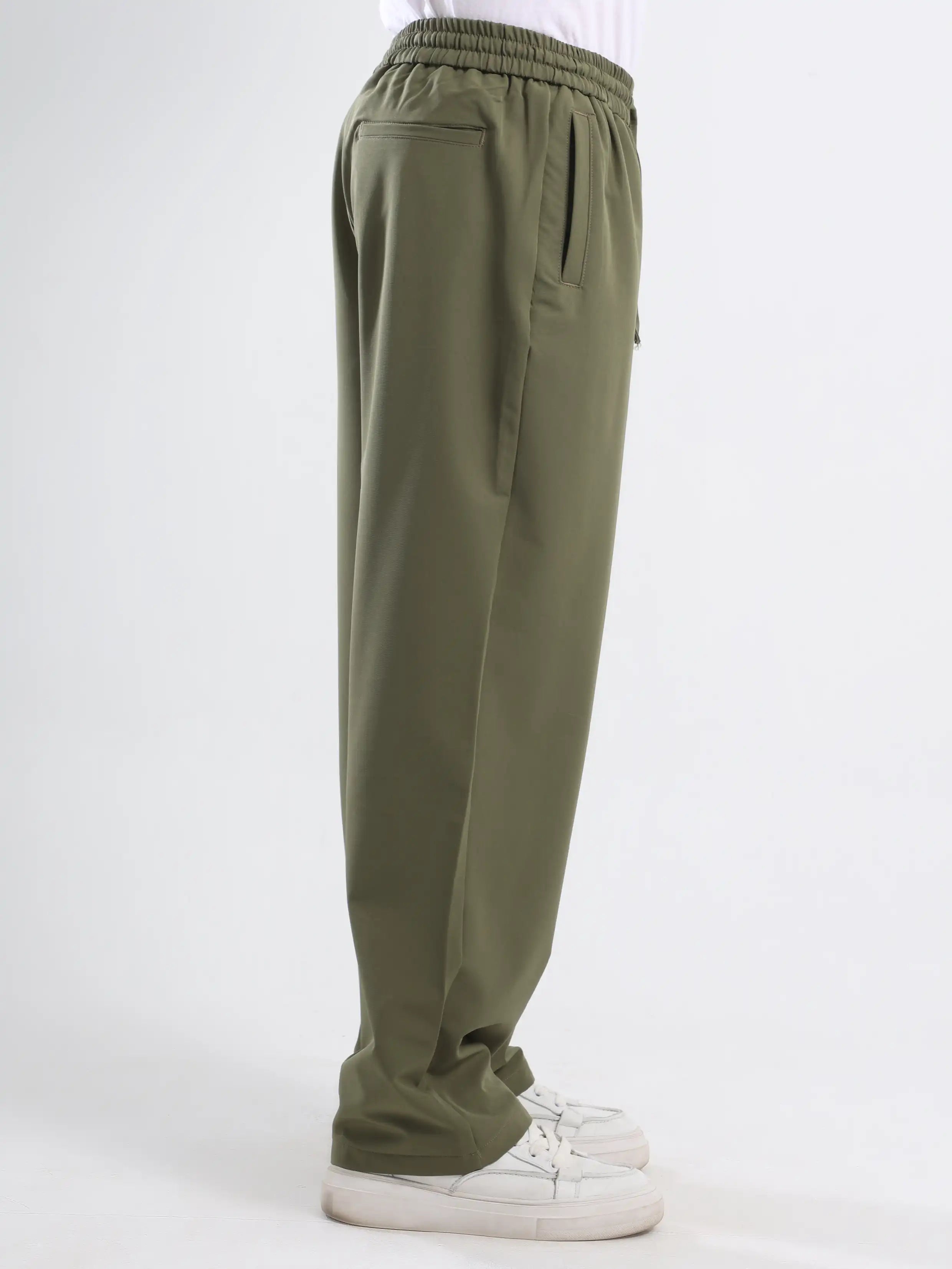 Baggy Fit Trouser - Olive