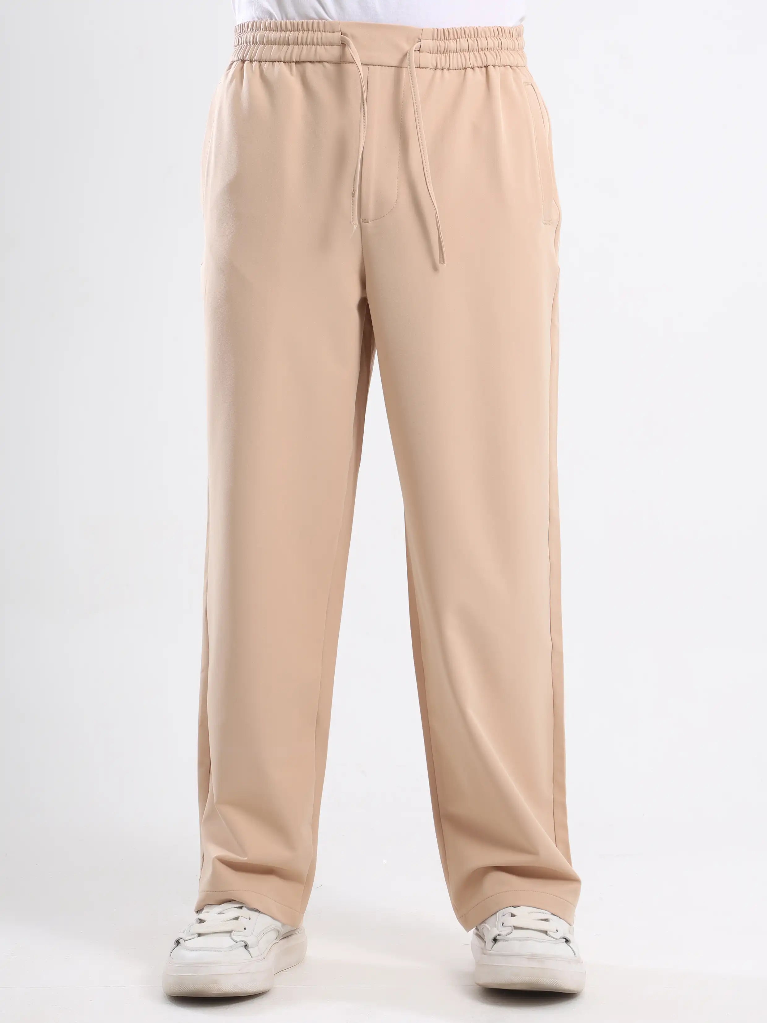 Baggy Fit Trouser - Beige