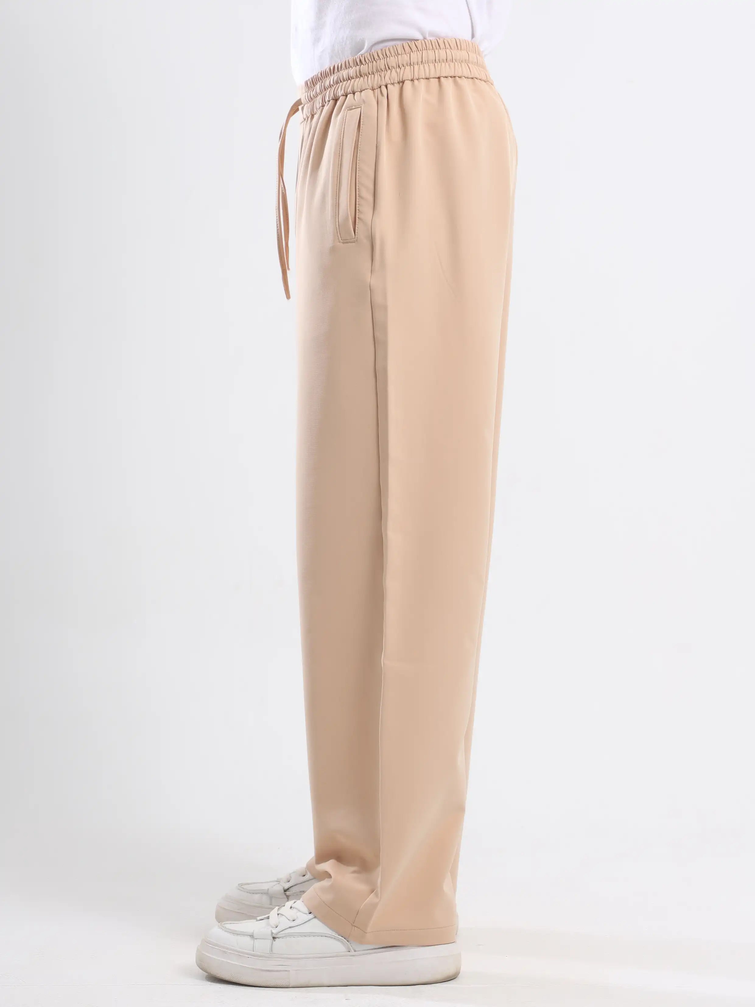 Baggy Fit Trouser - Beige