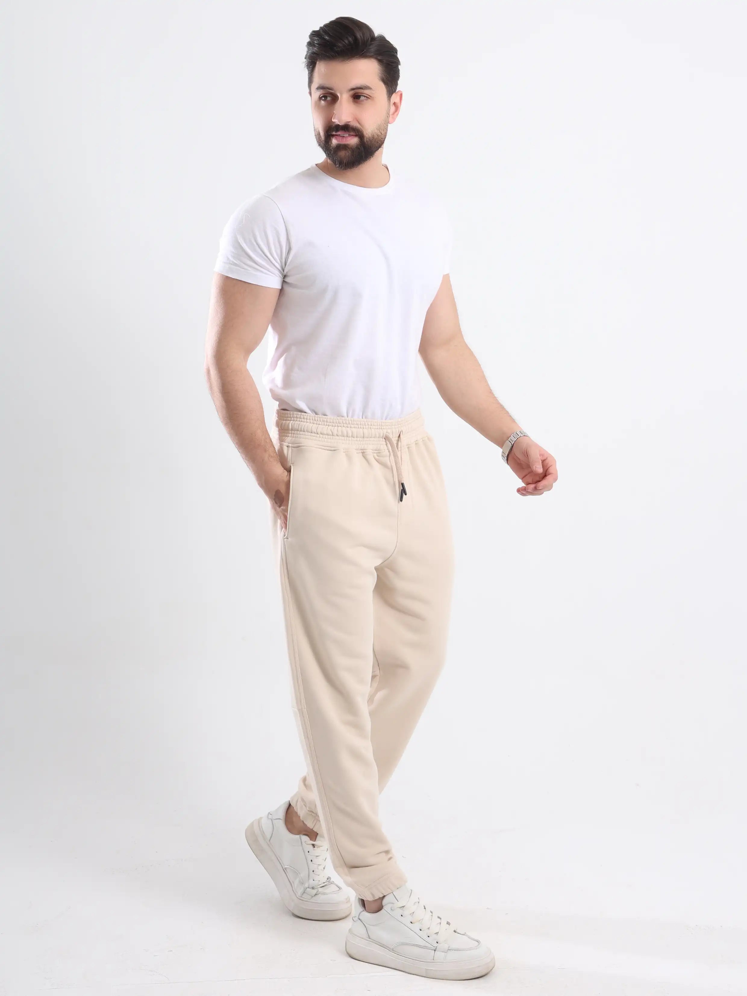 Tracksuit Jogger - Beige