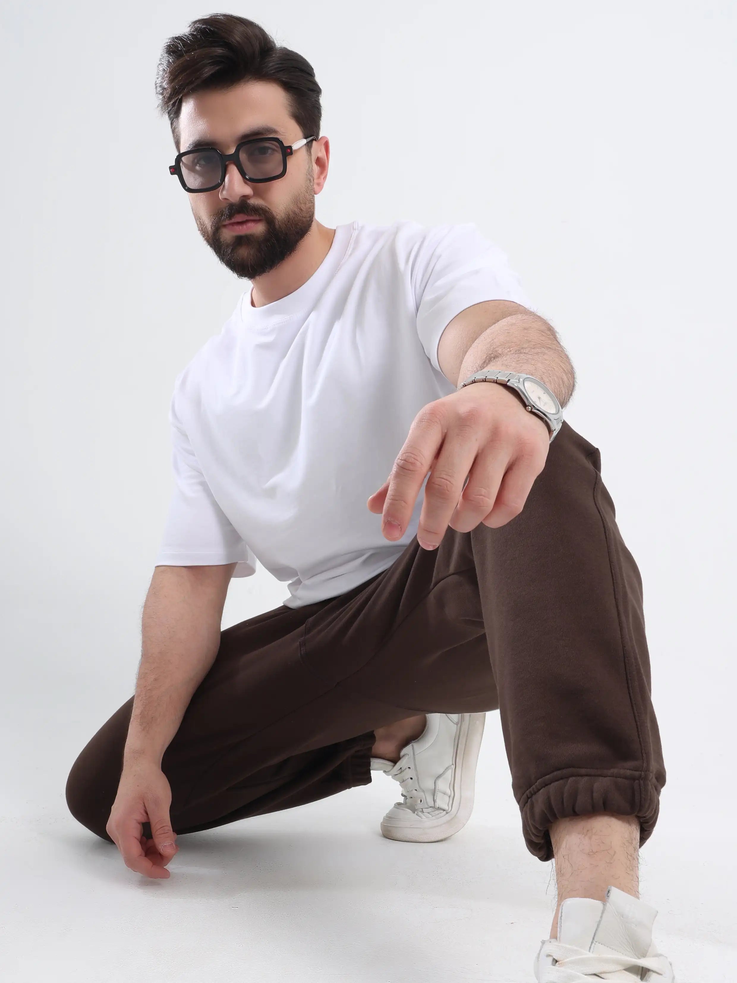 Oversized Basic Short Sleeve Tee - White