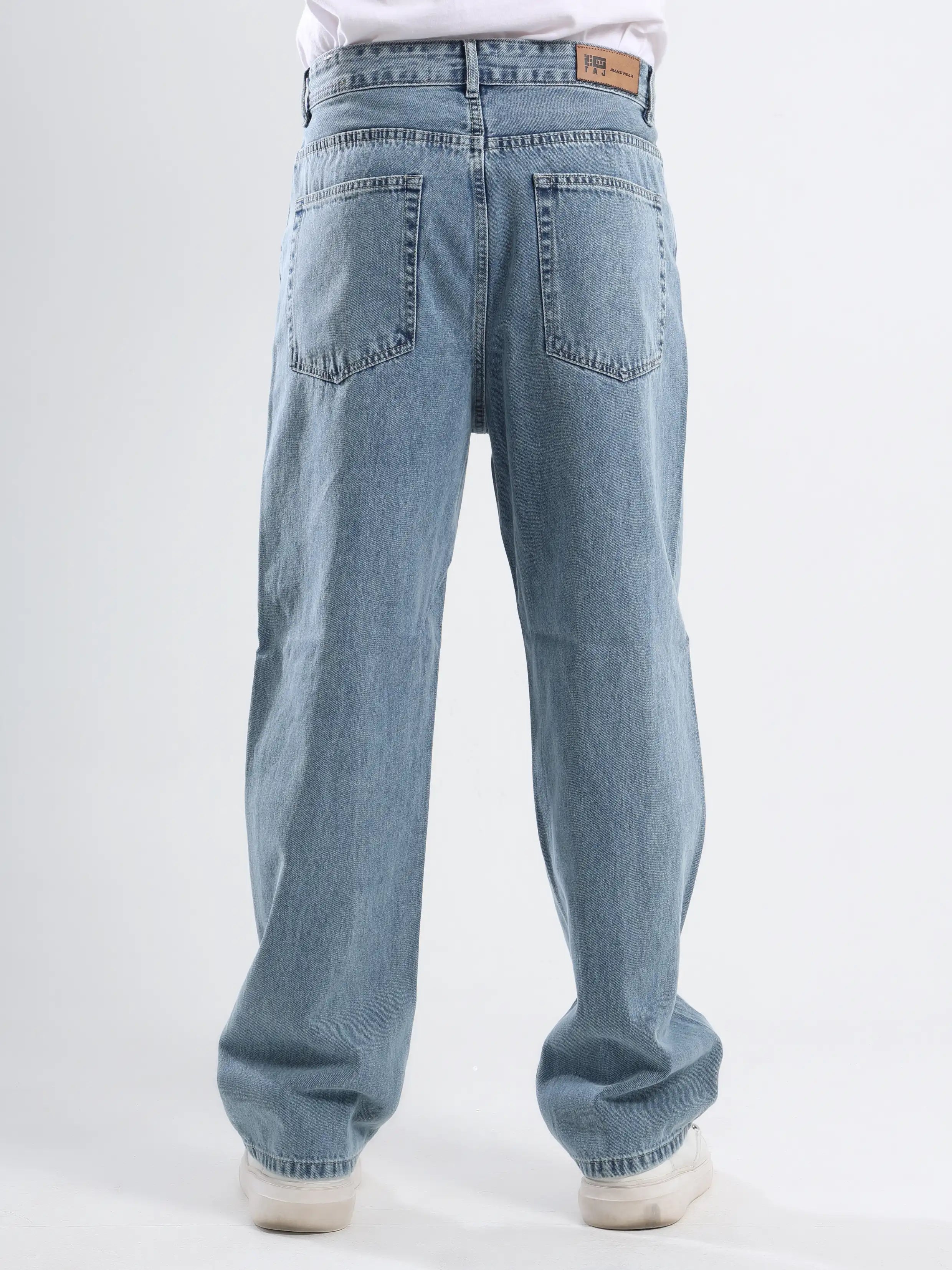 Baggy Fit Jeans - Medium Blue