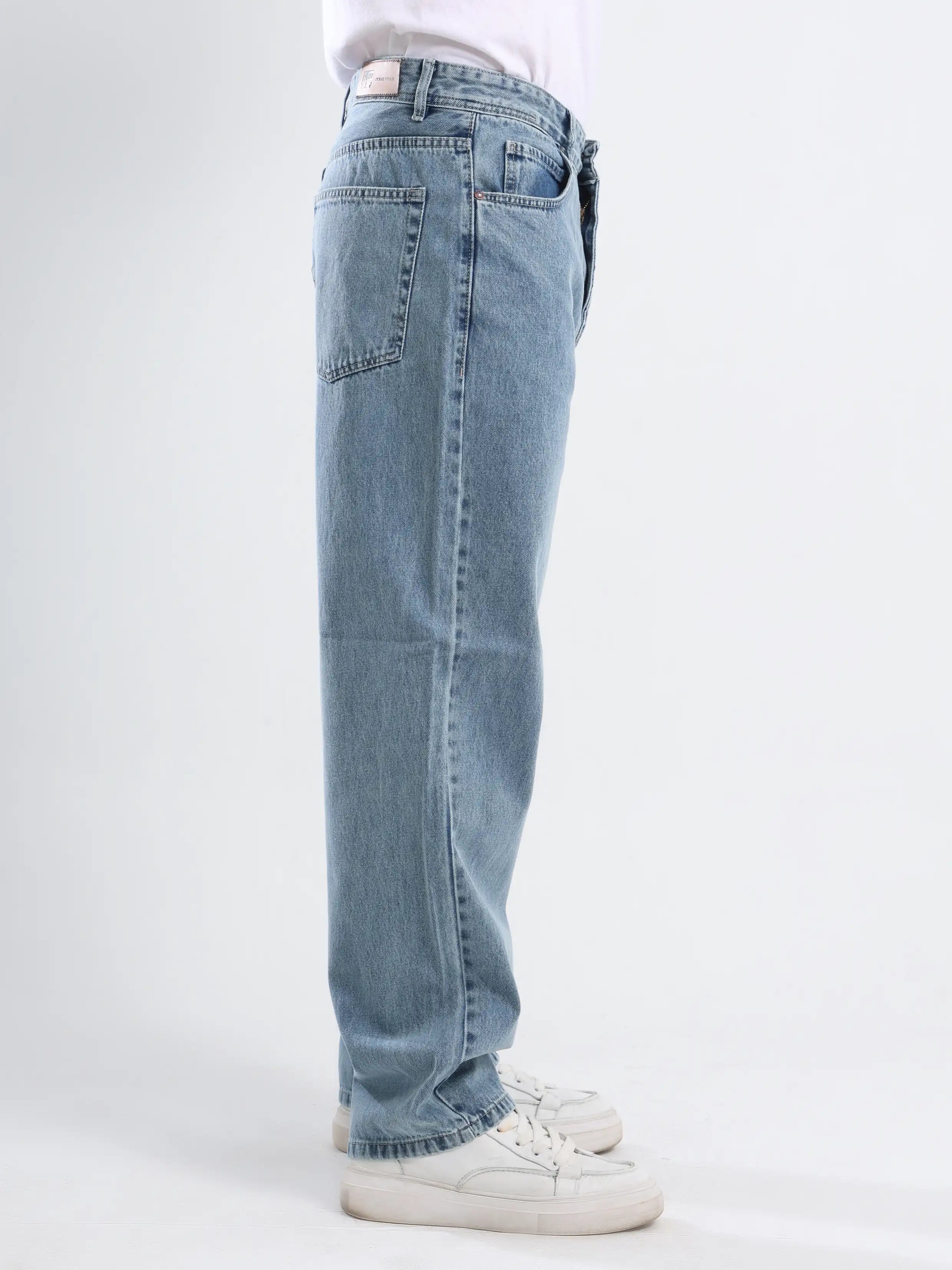 Baggy Fit Jeans - Medium Blue