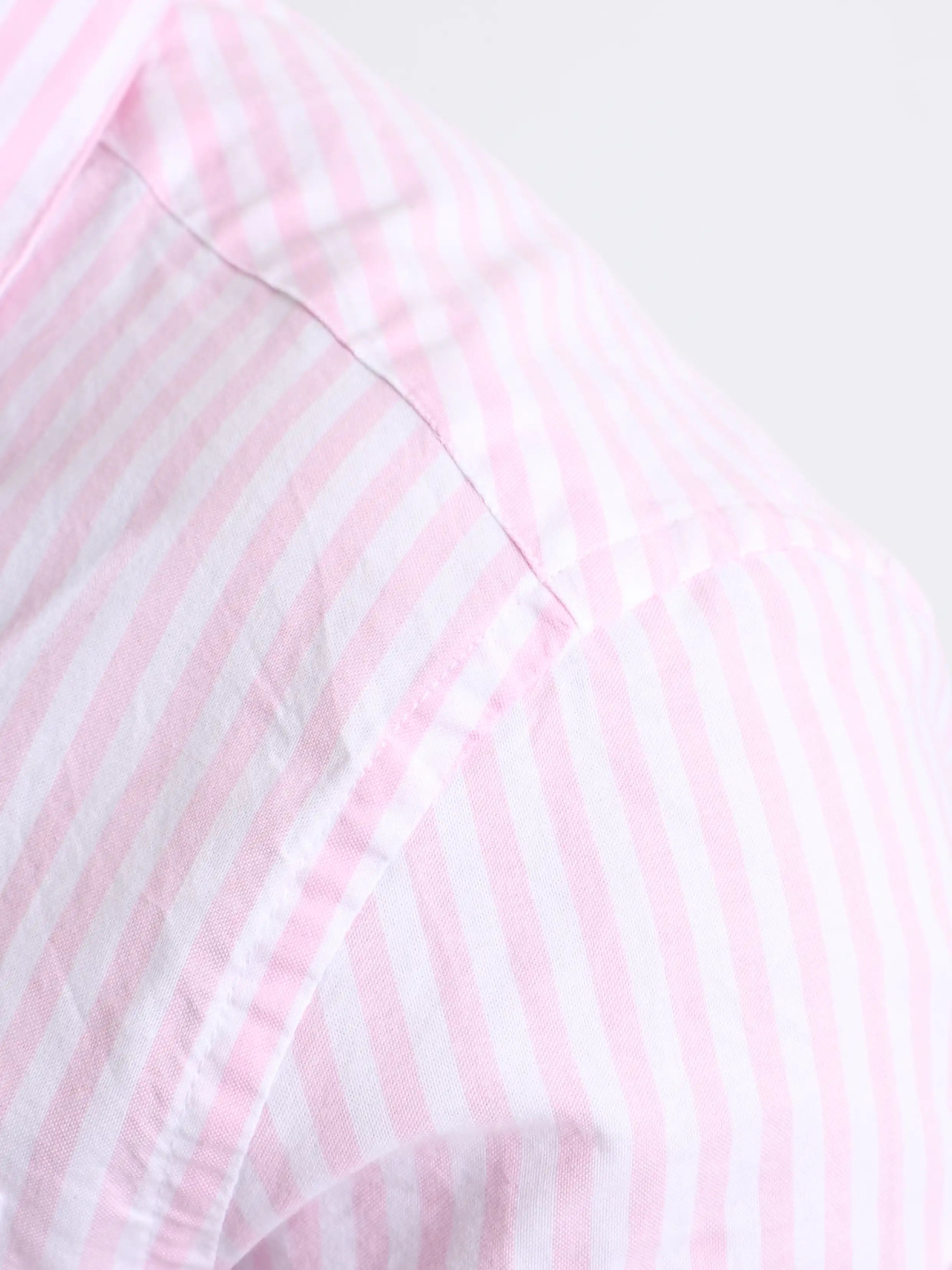 Relaxed fit Striped shirt - Striped Pink