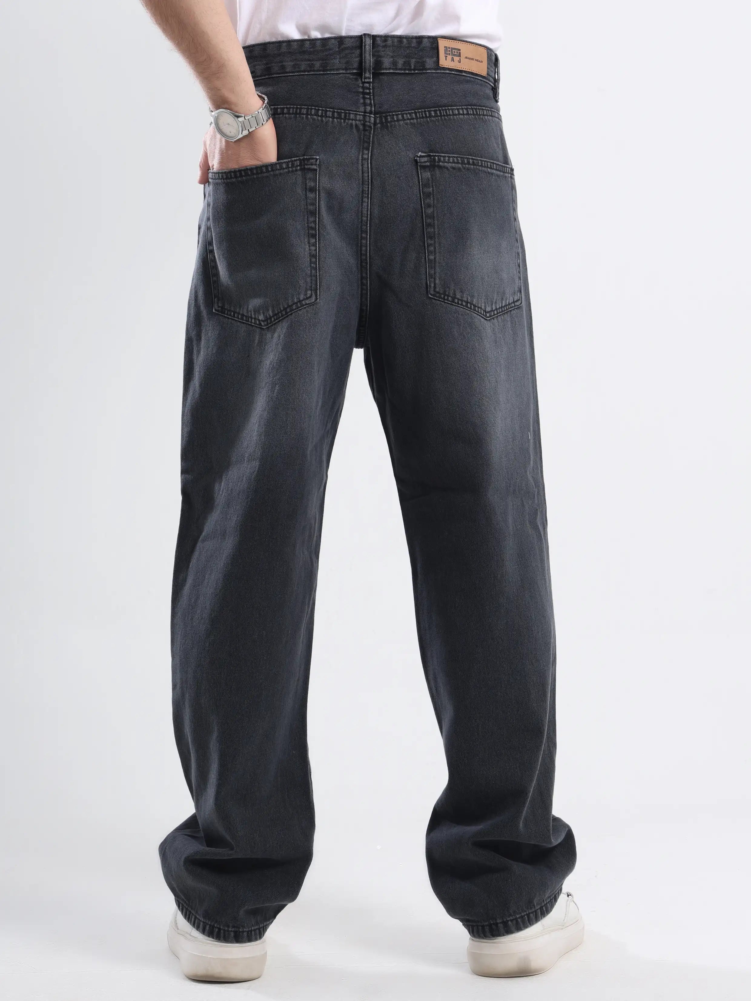 Baggy Fit Jeans - Dark Gray