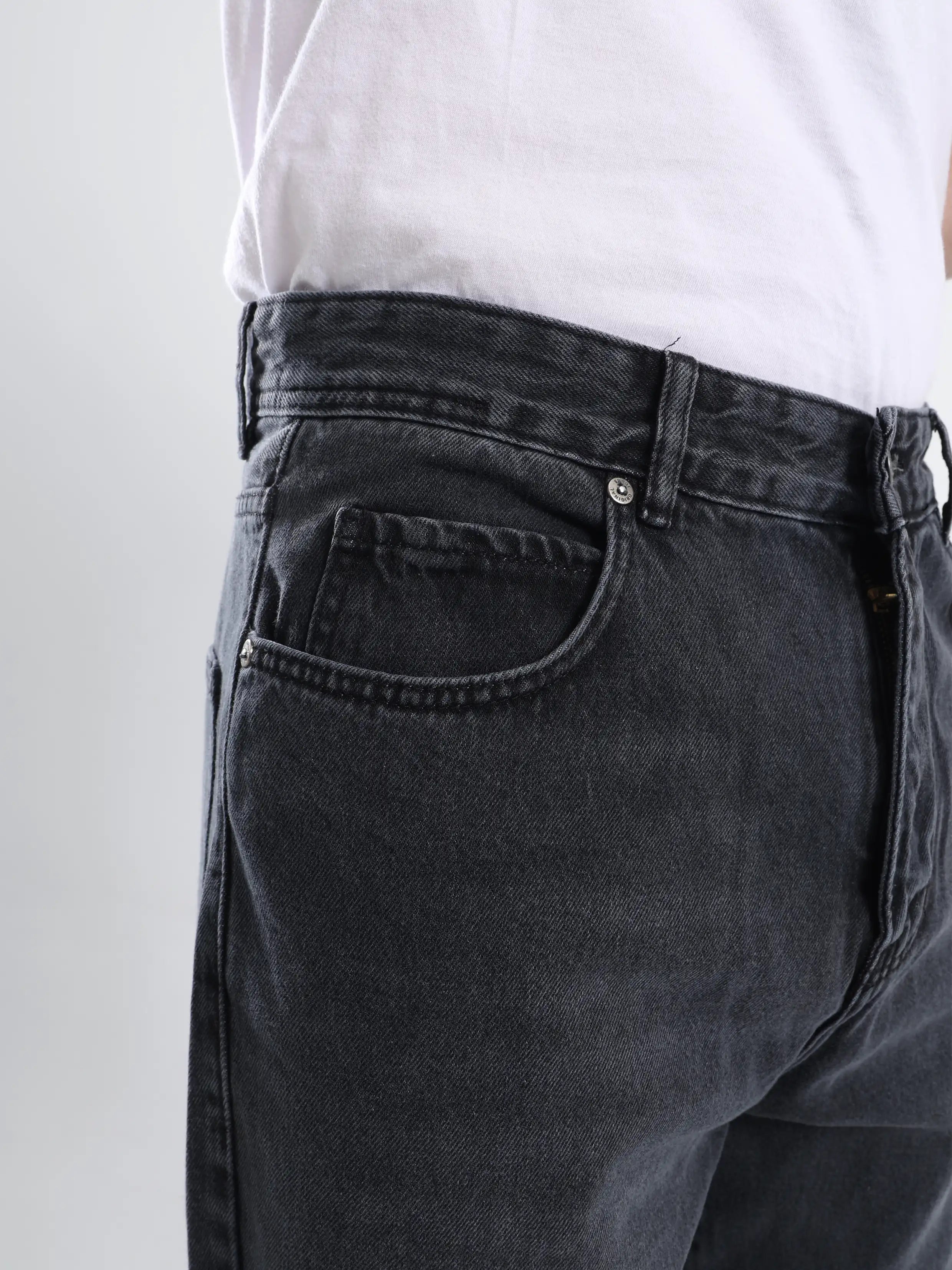 Baggy Fit Jeans - Dark Gray