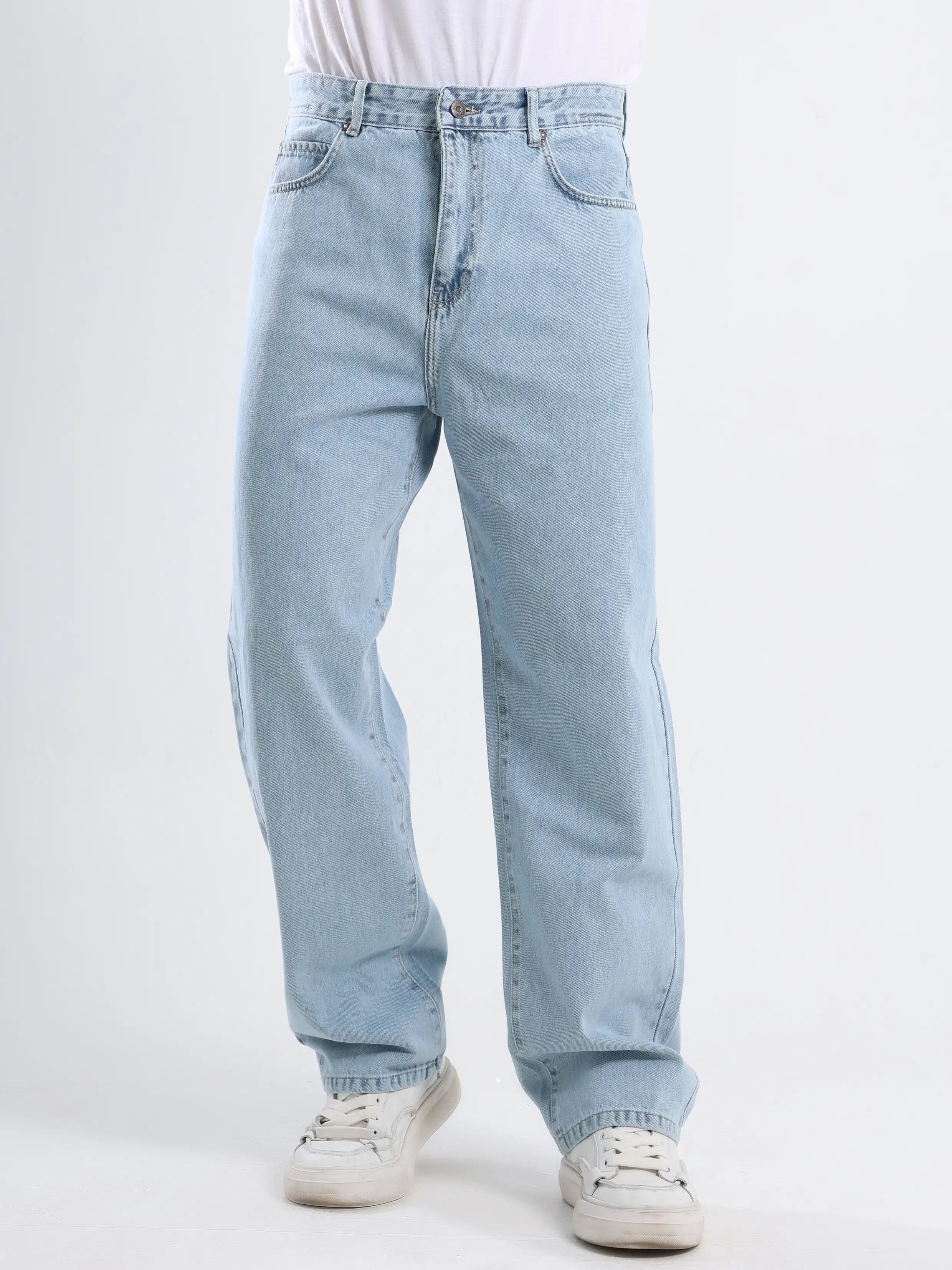 Baggy Fit Jeans - Light Blue