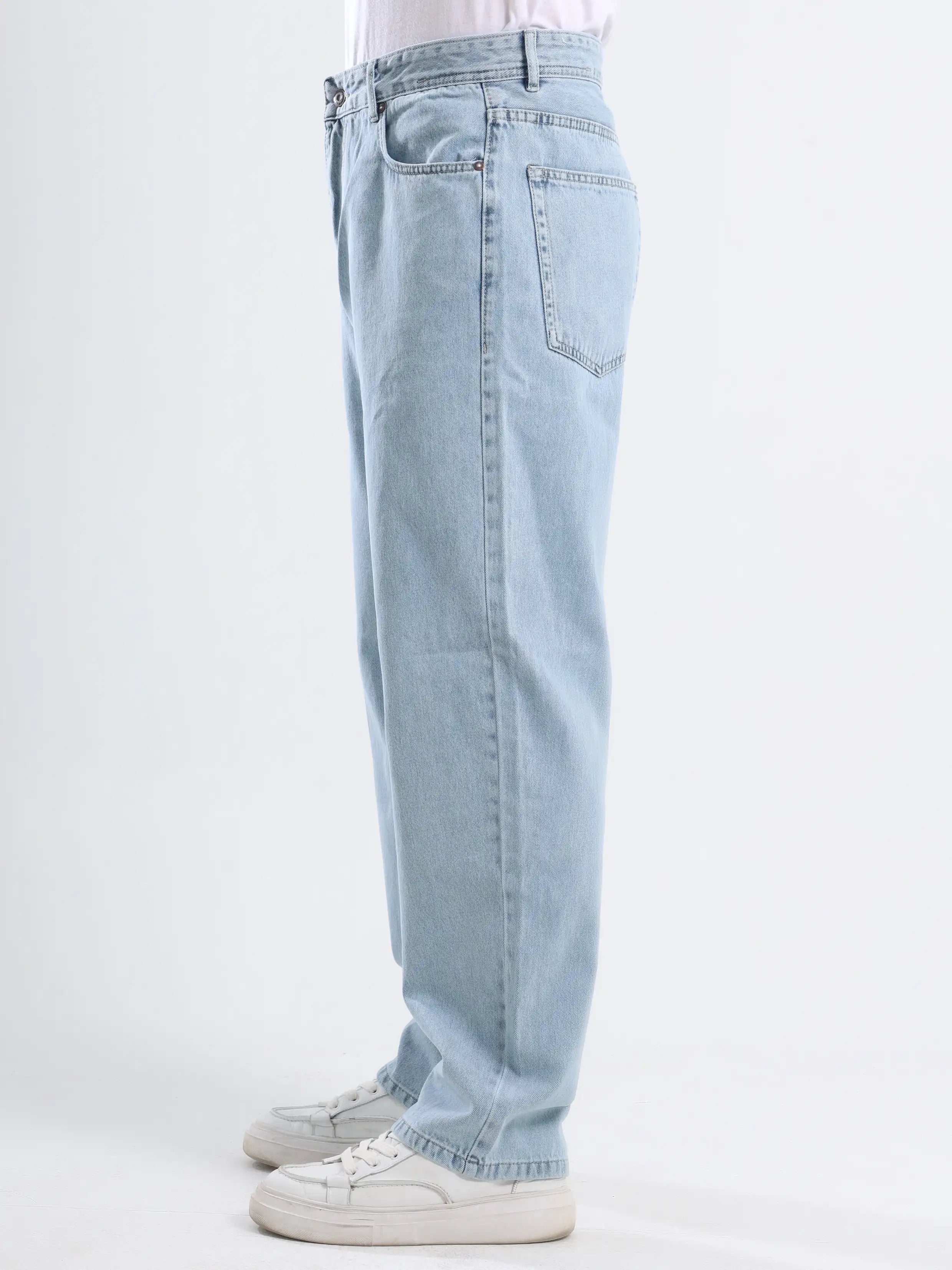 Baggy Fit Jeans - Light Blue